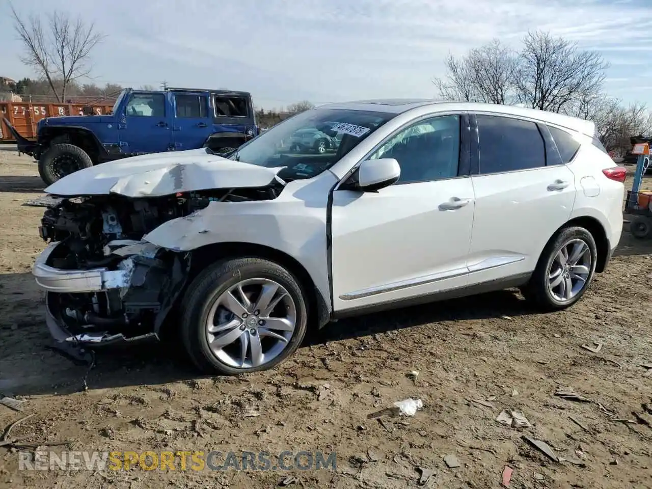 1 Photograph of a damaged car 5J8TC2H76LL019710 ACURA RDX 2020