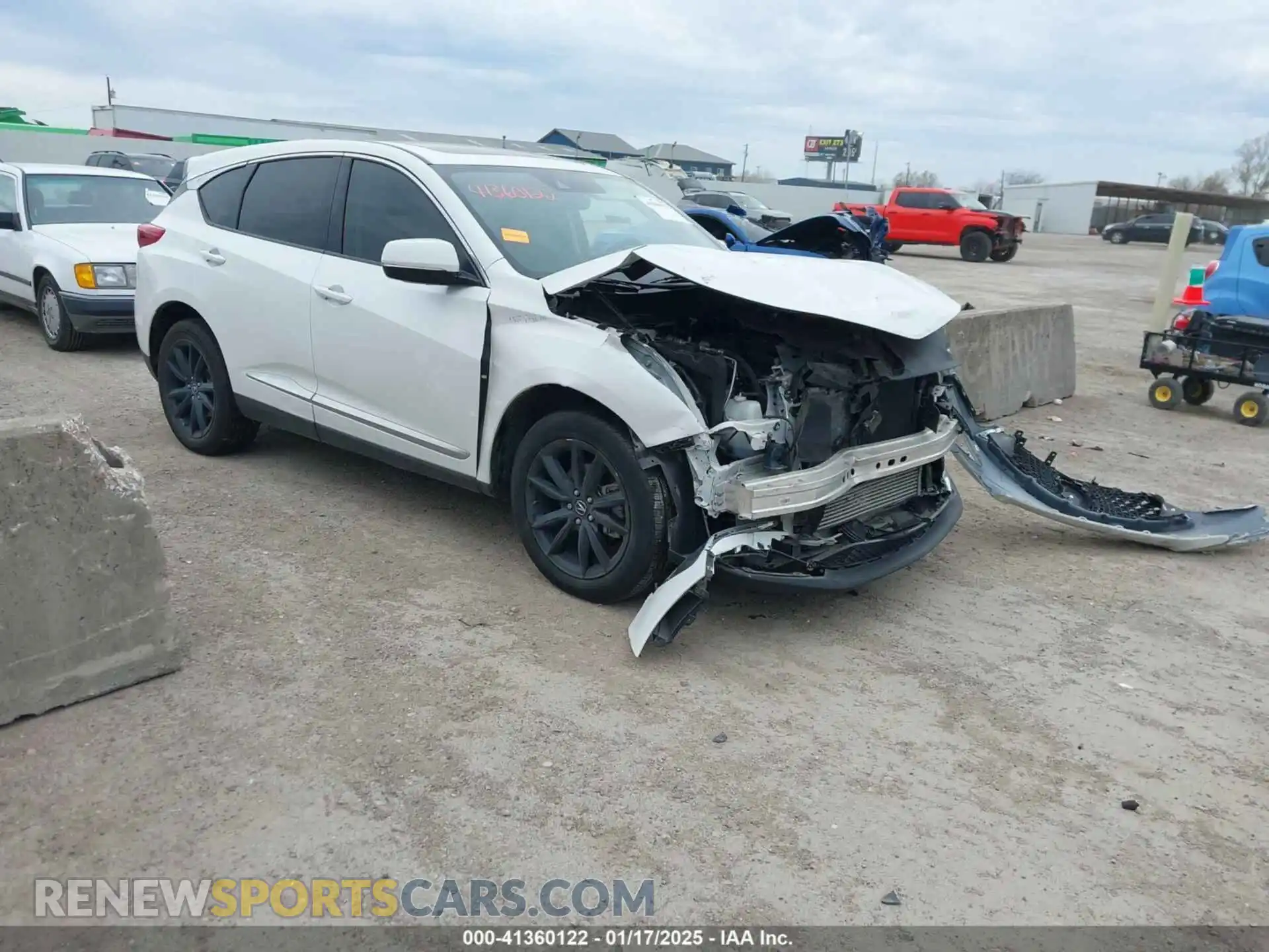 1 Photograph of a damaged car 5J8TC1H32ML013671 ACURA RDX 2021