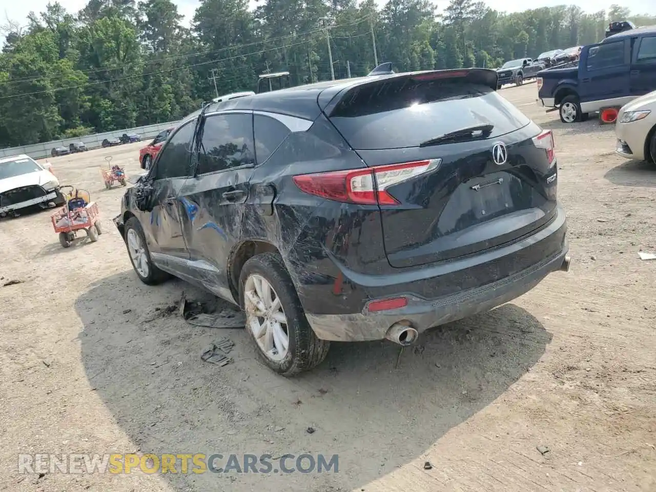 2 Photograph of a damaged car 5J8TC1H32ML015579 ACURA RDX 2021
