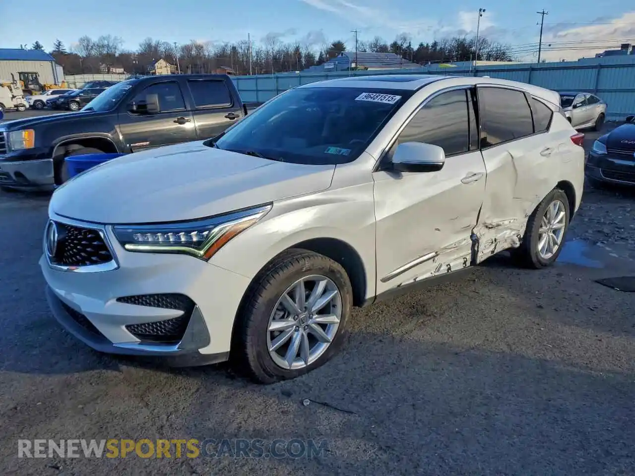 1 Photograph of a damaged car 5J8TC1H33ML005353 ACURA RDX 2021