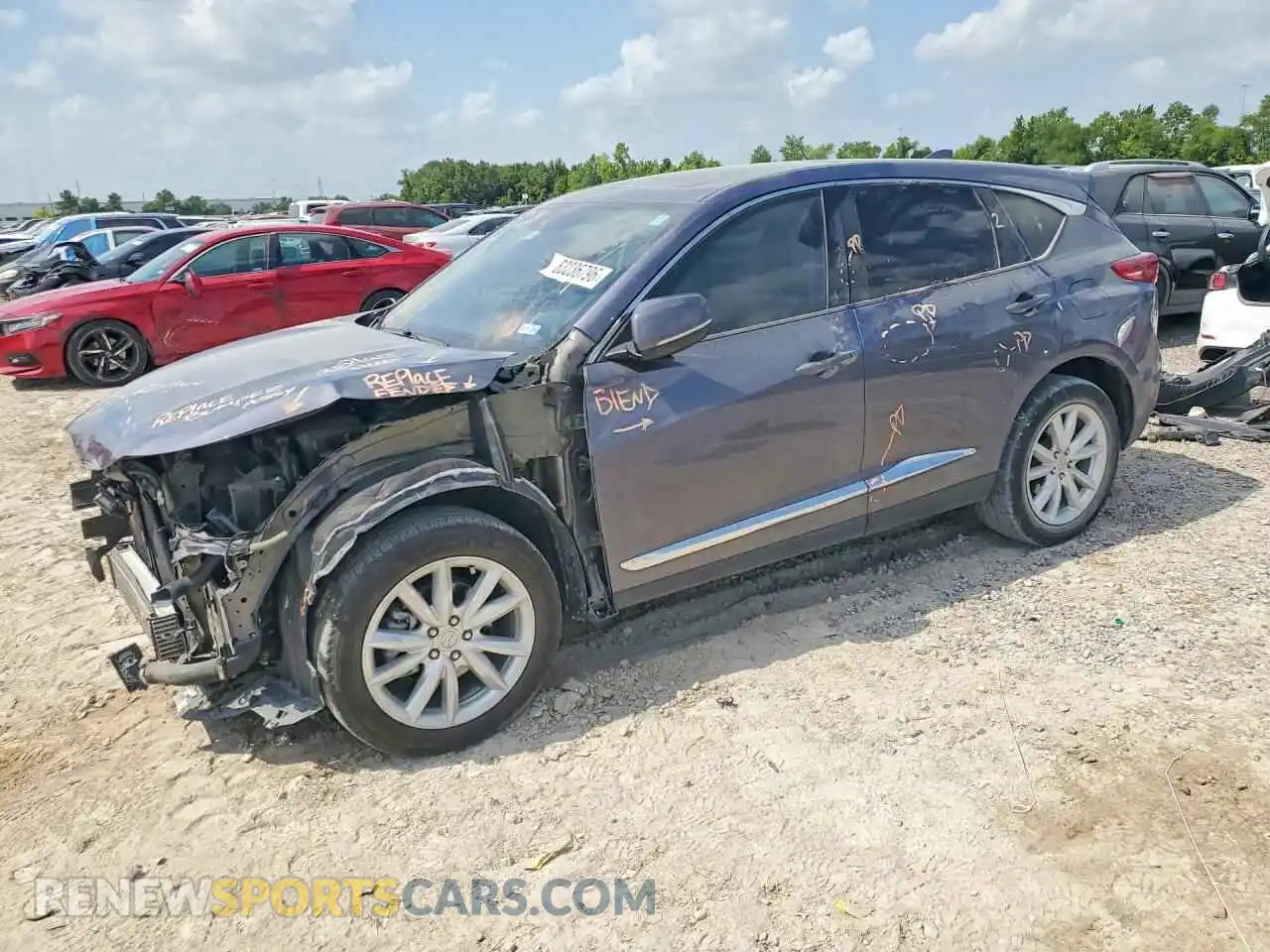 1 Photograph of a damaged car 5J8TC1H34ML022050 ACURA RDX 2021