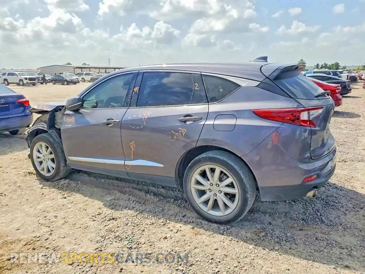2 Photograph of a damaged car 5J8TC1H34ML022050 ACURA RDX 2021