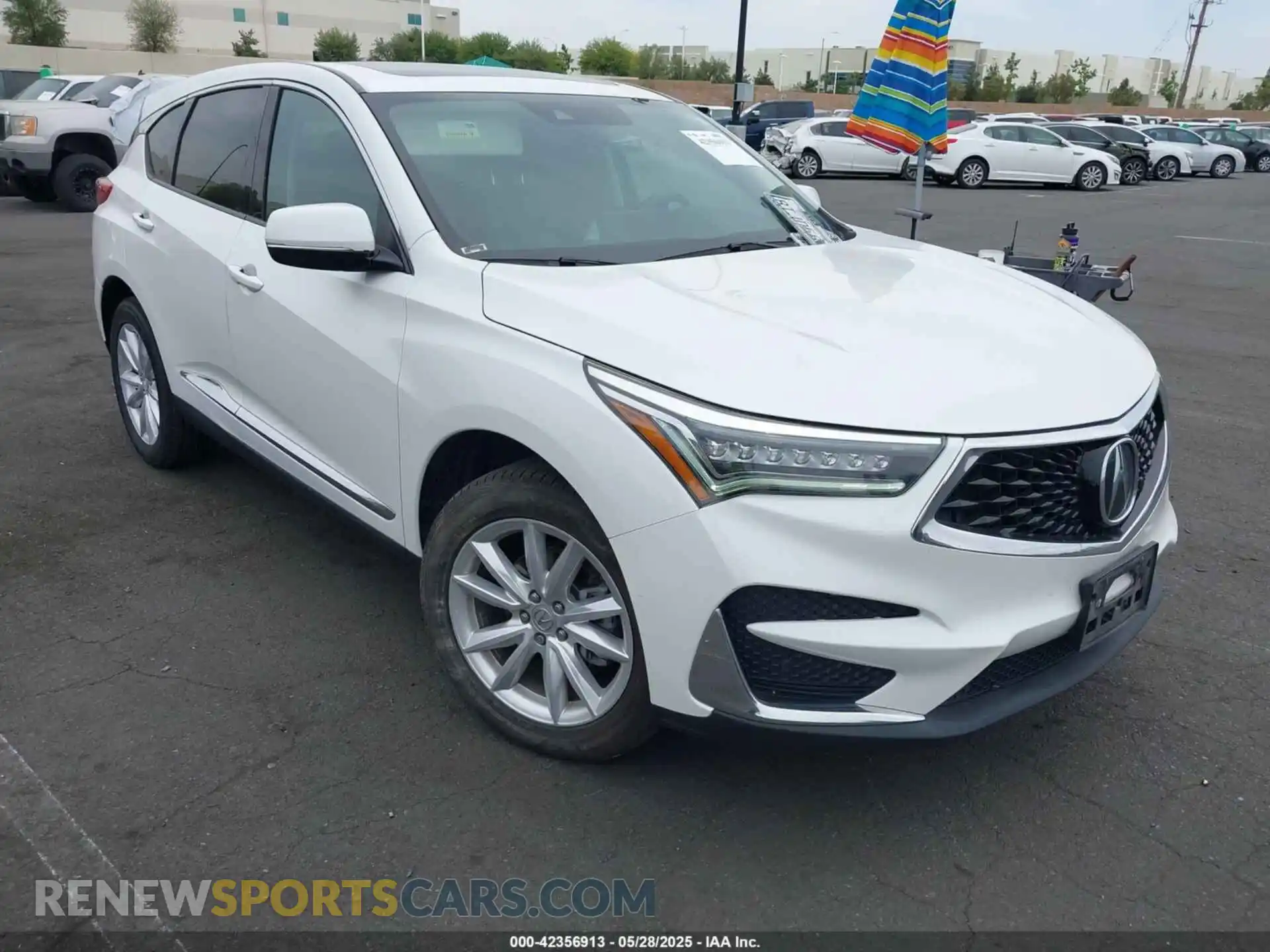 1 Photograph of a damaged car 5J8TC1H37ML003752 ACURA RDX 2021
