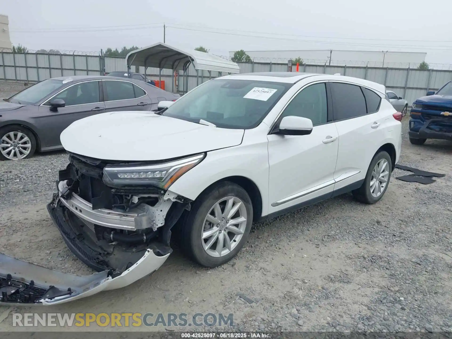 2 Photograph of a damaged car 5J8TC1H3XML007715 ACURA RDX 2021