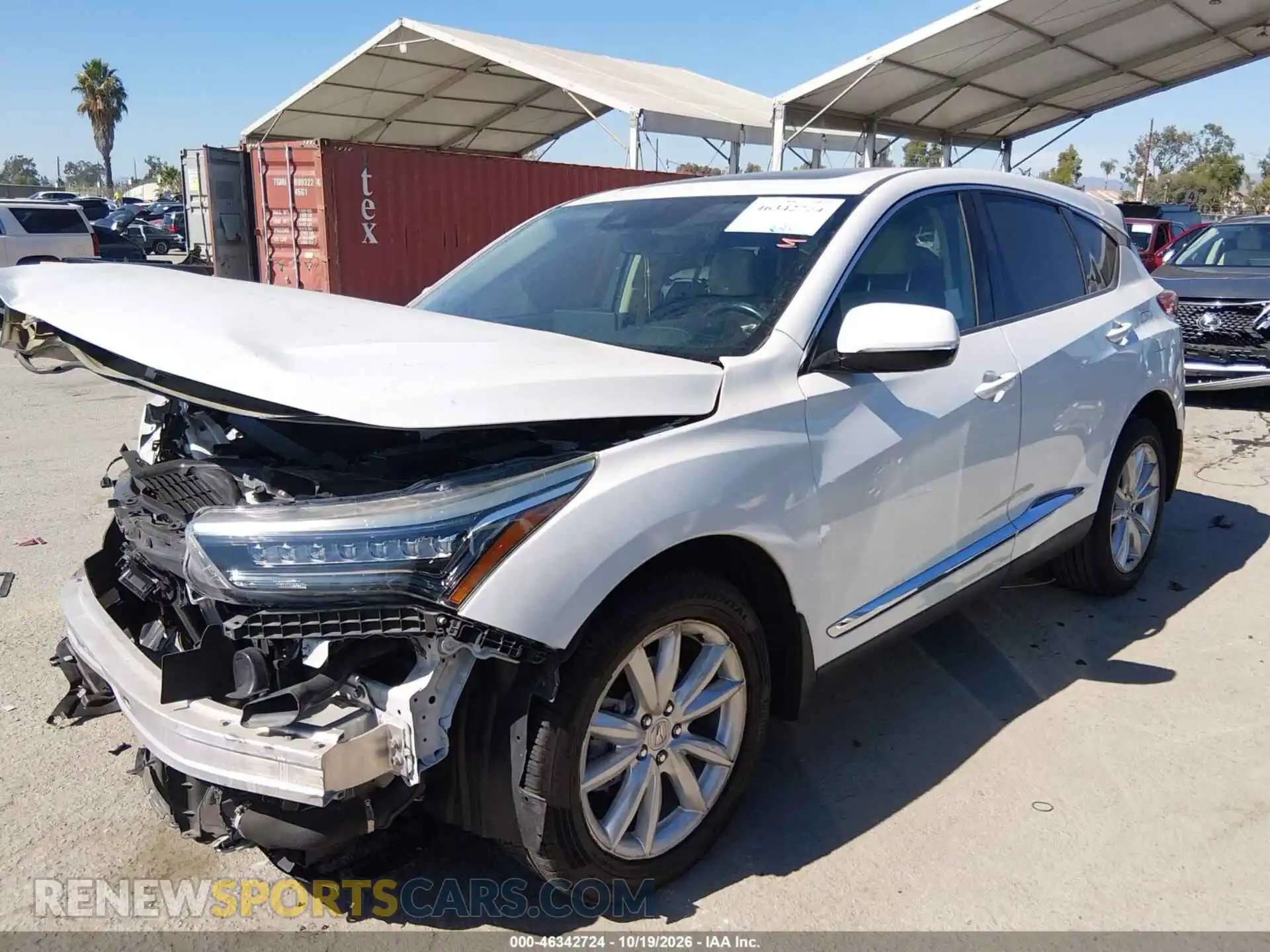 2 Photograph of a damaged car 5J8TC1H3XML009643 ACURA RDX 2021