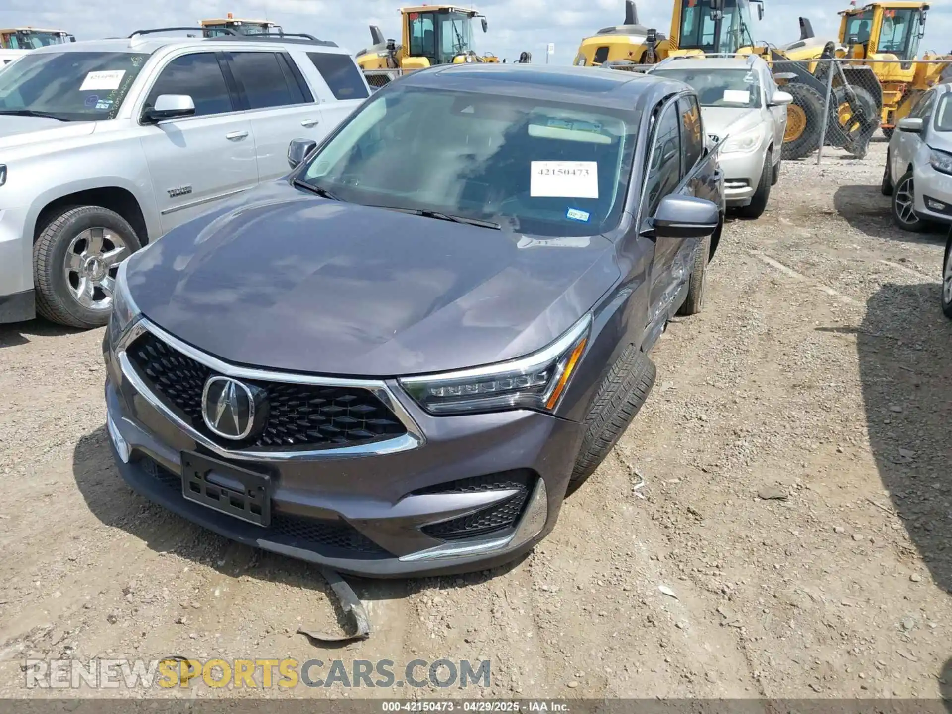 2 fotografías del automóvil dañado 5J8TC1H50ML003867 ACURA RDX 2021