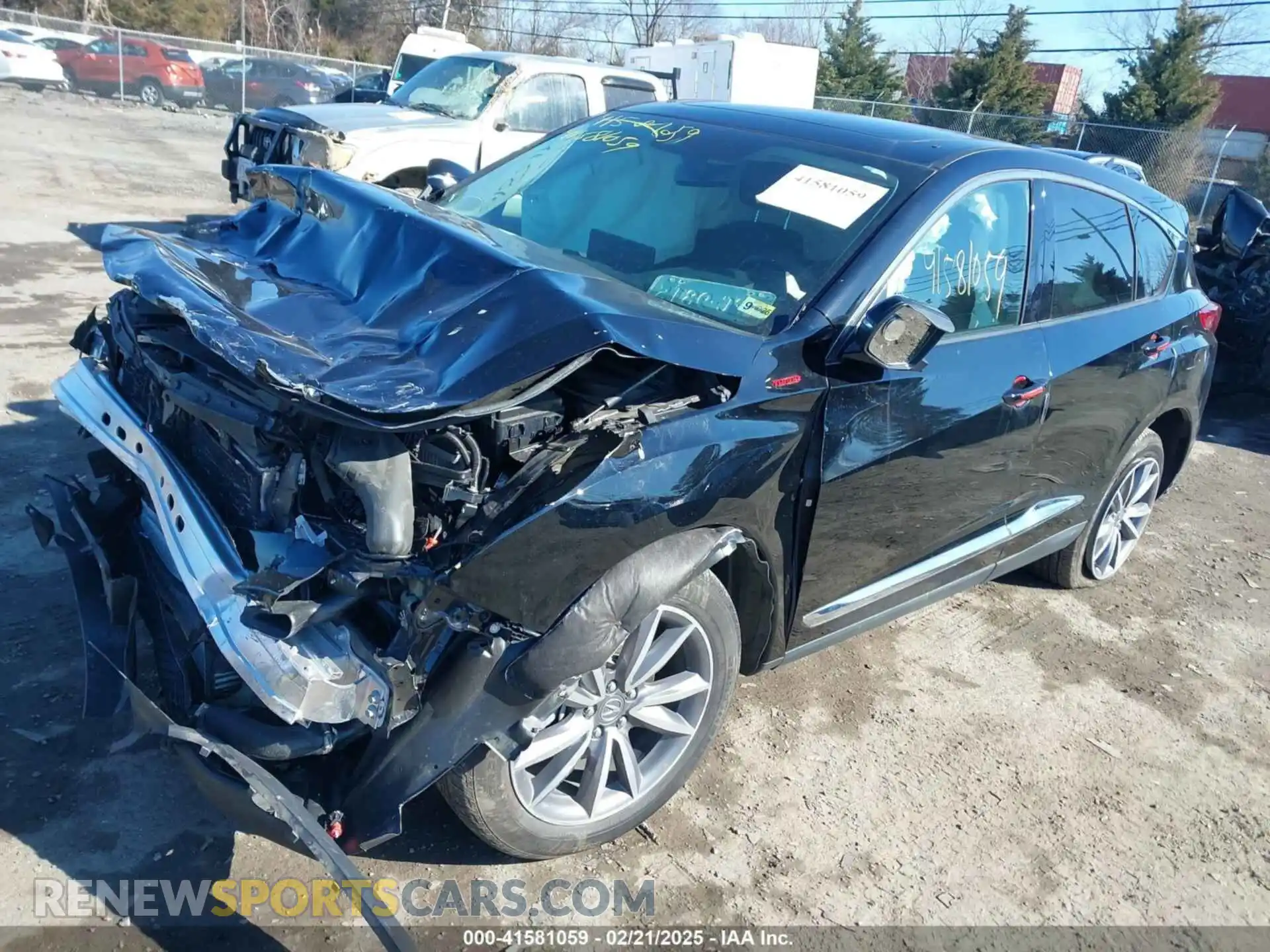 2 Photograph of a damaged car 5J8TC1H52ML020508 ACURA RDX 2021