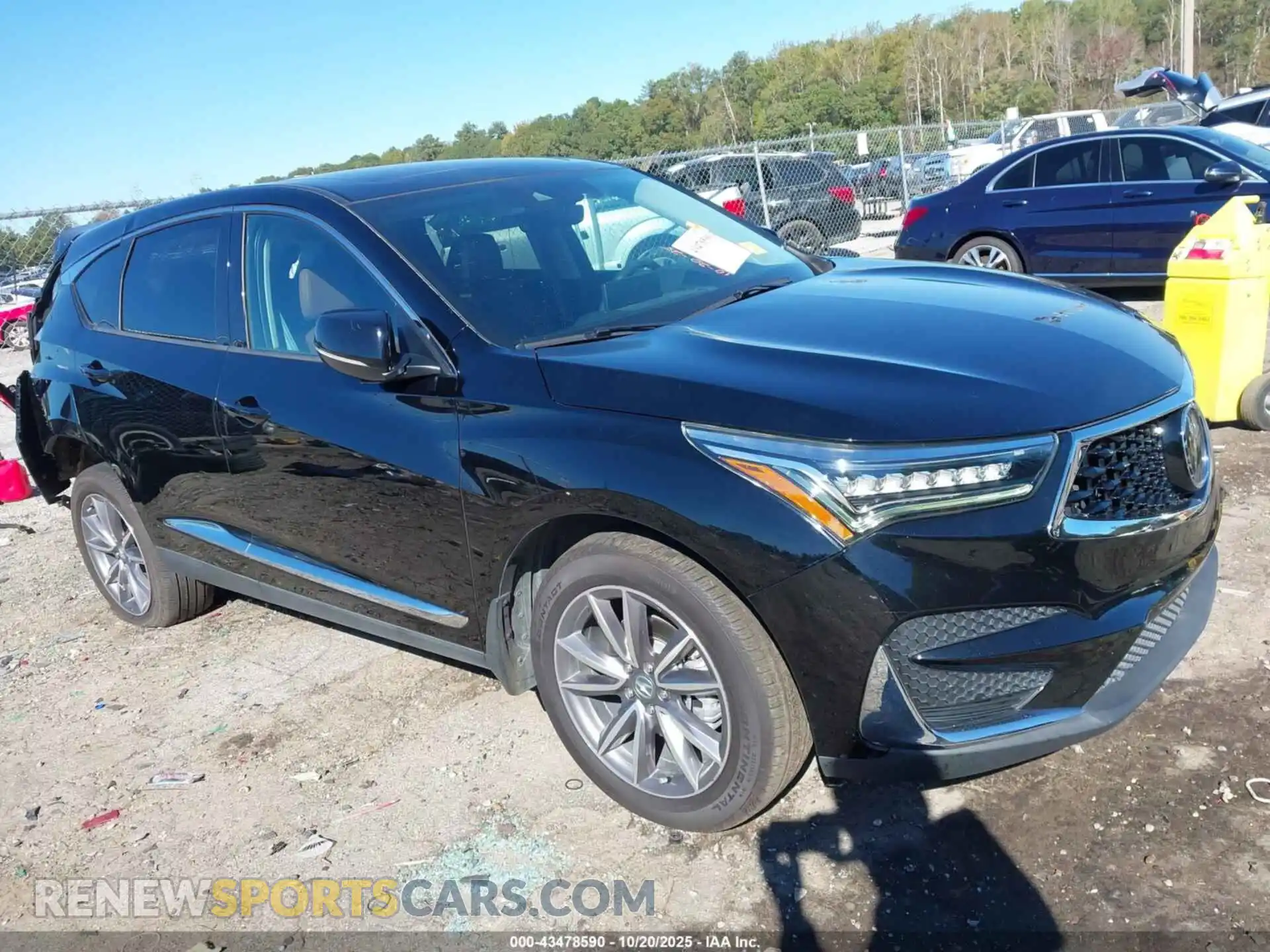 1 Photograph of a damaged car 5J8TC1H53ML020470 ACURA RDX 2021