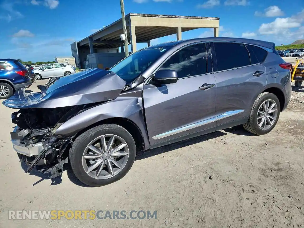 1 Photograph of a damaged car 5J8TC1H56ML000620 ACURA RDX 2021