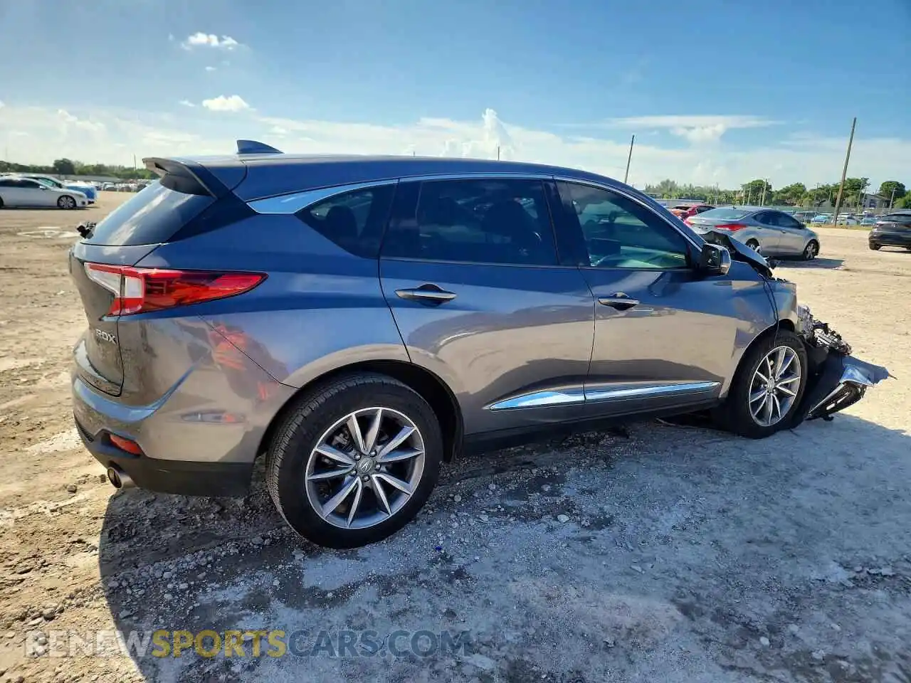 3 Photograph of a damaged car 5J8TC1H56ML000620 ACURA RDX 2021