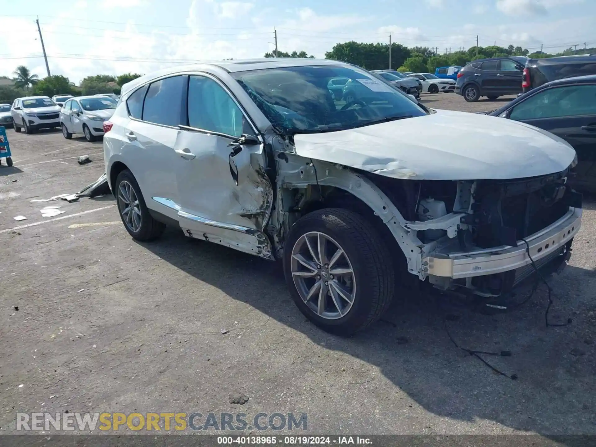 1 Photograph of a damaged car 5J8TC1H56ML011567 ACURA RDX 2021