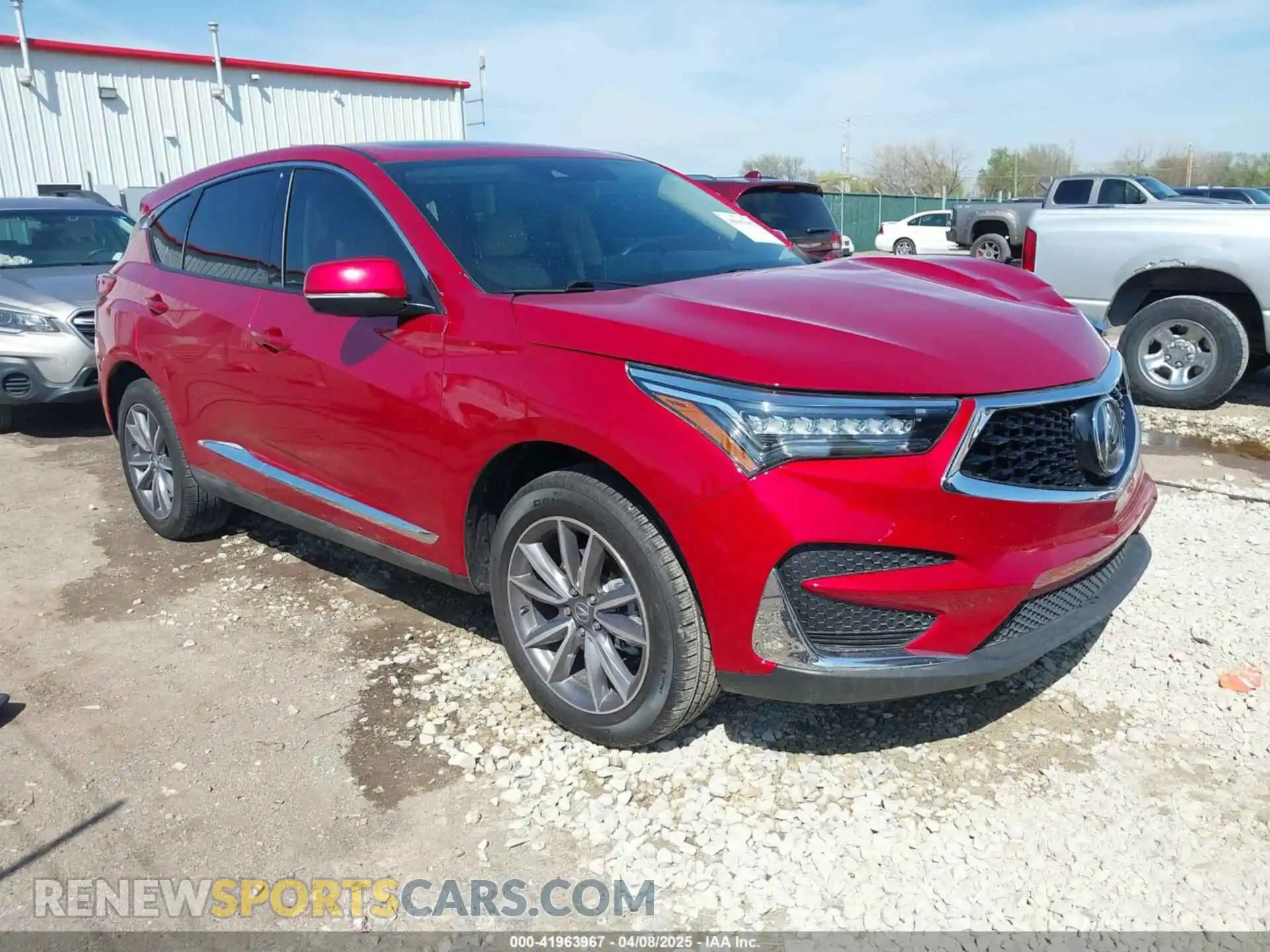1 Photograph of a damaged car 5J8TC1H56ML021161 ACURA RDX 2021