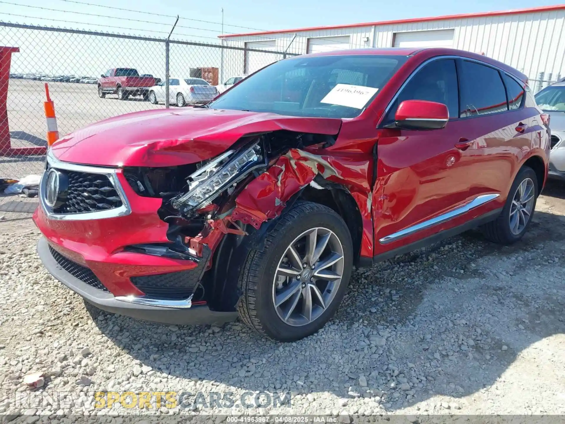 2 Photograph of a damaged car 5J8TC1H56ML021161 ACURA RDX 2021