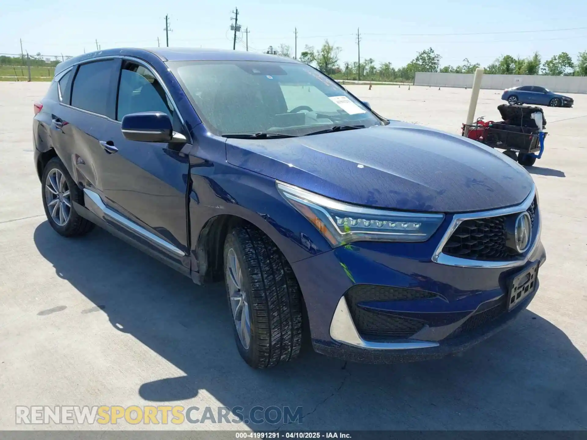 1 Photograph of a damaged car 5J8TC1H57ML007284 ACURA RDX 2021