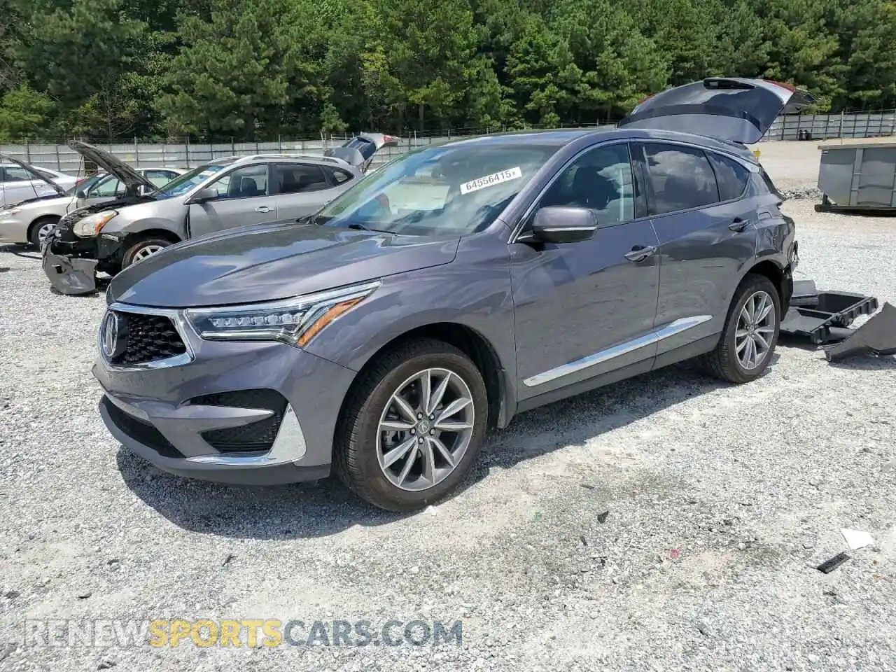 1 Photograph of a damaged car 5J8TC1H57ML023033 ACURA RDX 2021