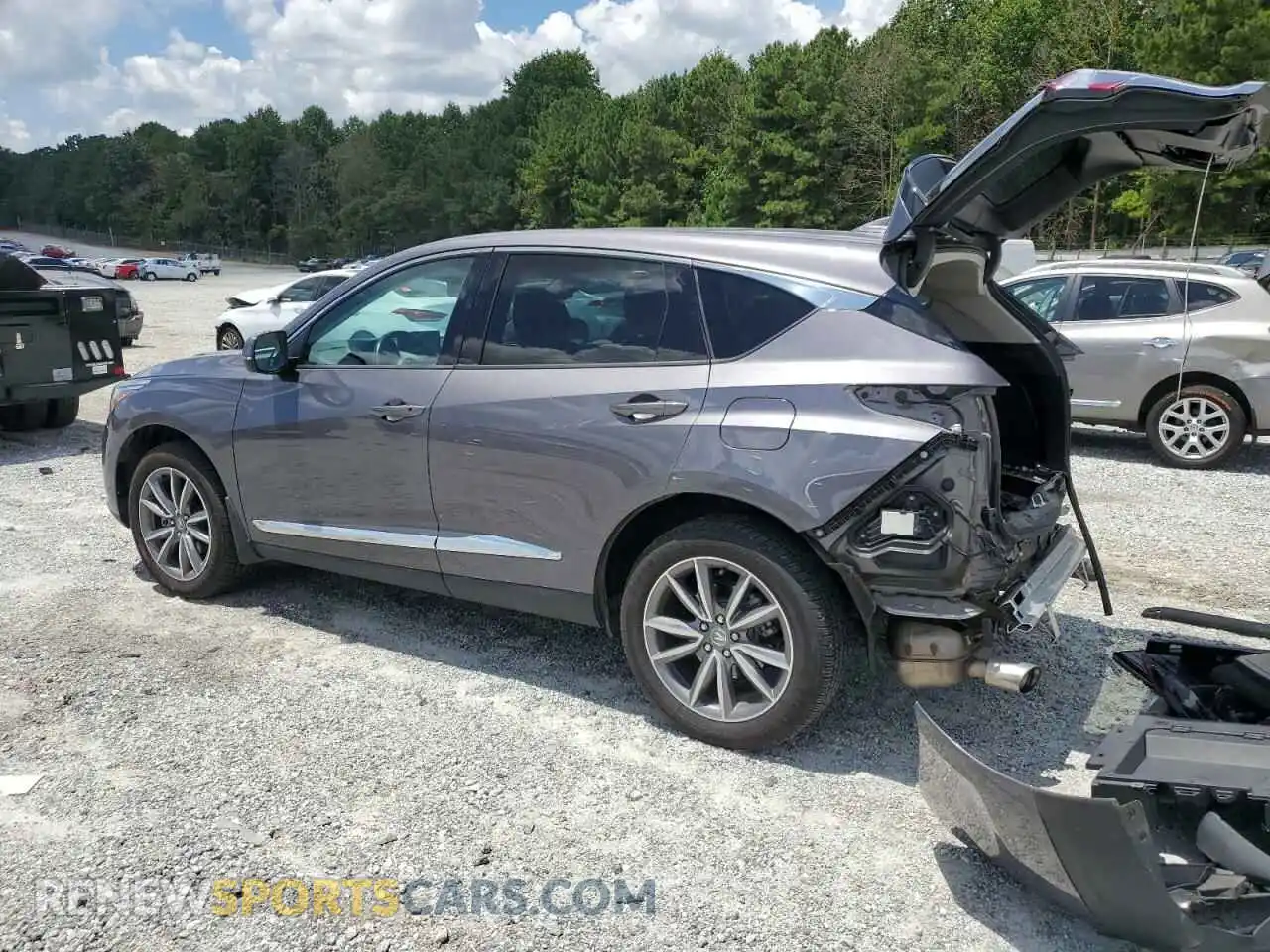 2 Photograph of a damaged car 5J8TC1H57ML023033 ACURA RDX 2021