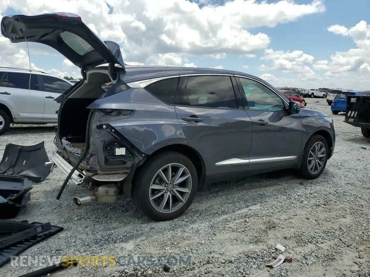 3 Photograph of a damaged car 5J8TC1H57ML023033 ACURA RDX 2021