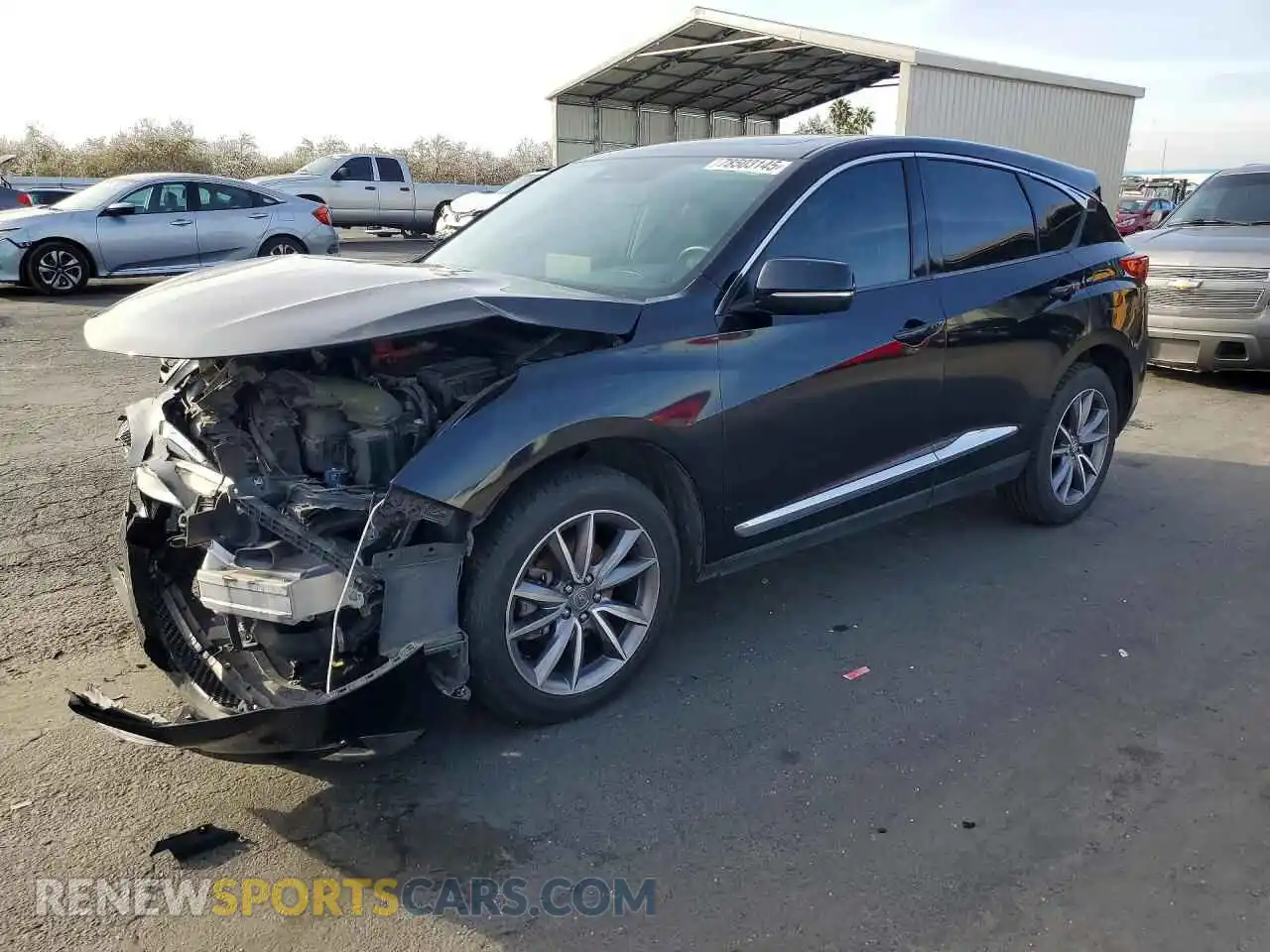 1 Photograph of a damaged car 5J8TC1H59ML000076 ACURA RDX 2021
