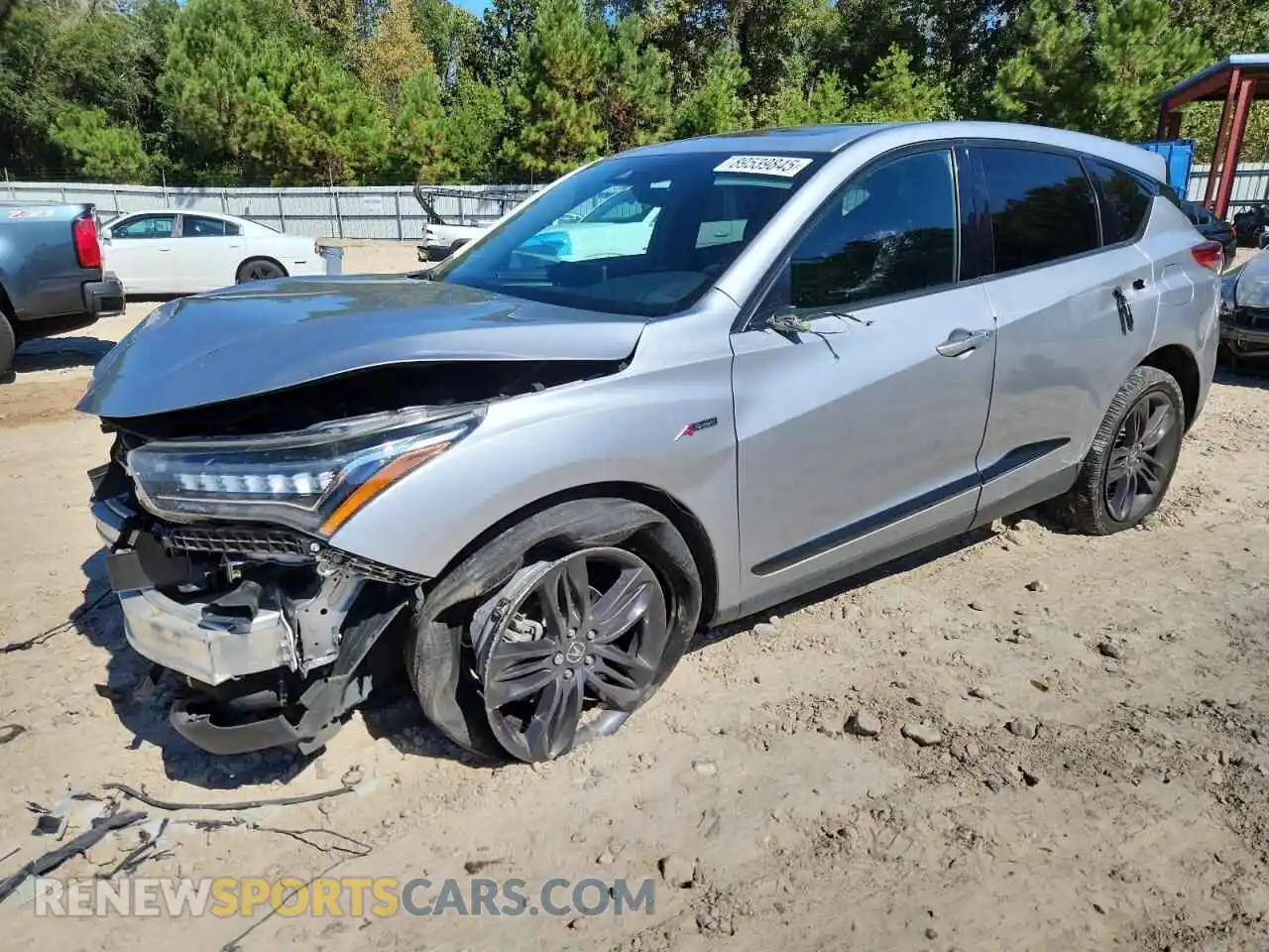 1 Photograph of a damaged car 5J8TC1H62ML023479 ACURA RDX 2021