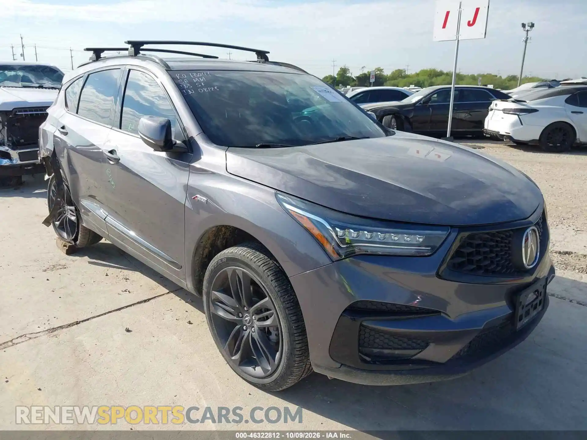 1 Photograph of a damaged car 5J8TC1H63ML012152 ACURA RDX 2021