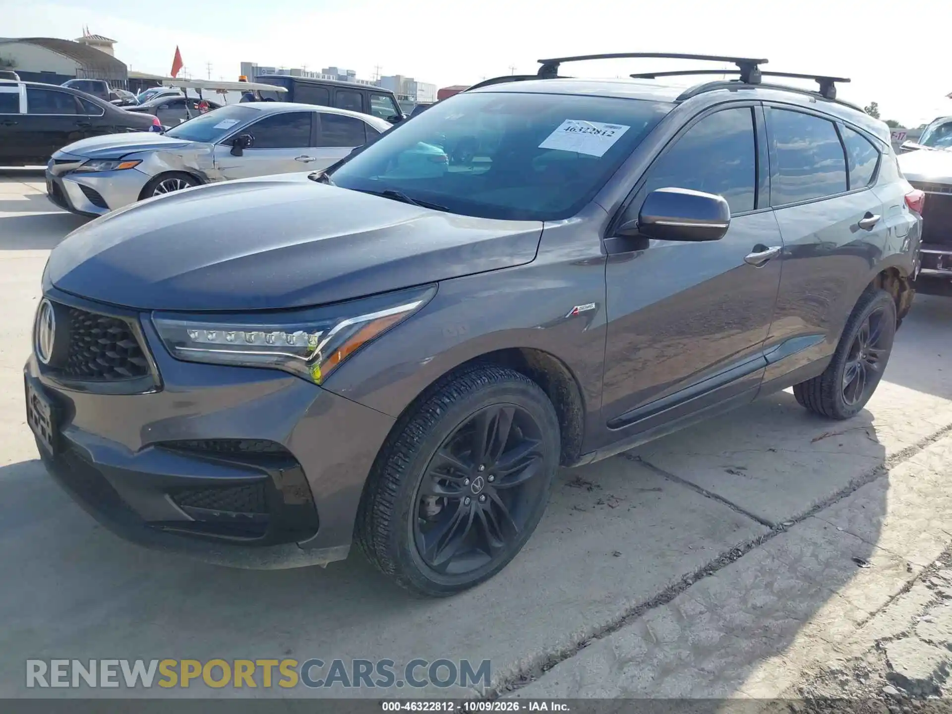 2 Photograph of a damaged car 5J8TC1H63ML012152 ACURA RDX 2021