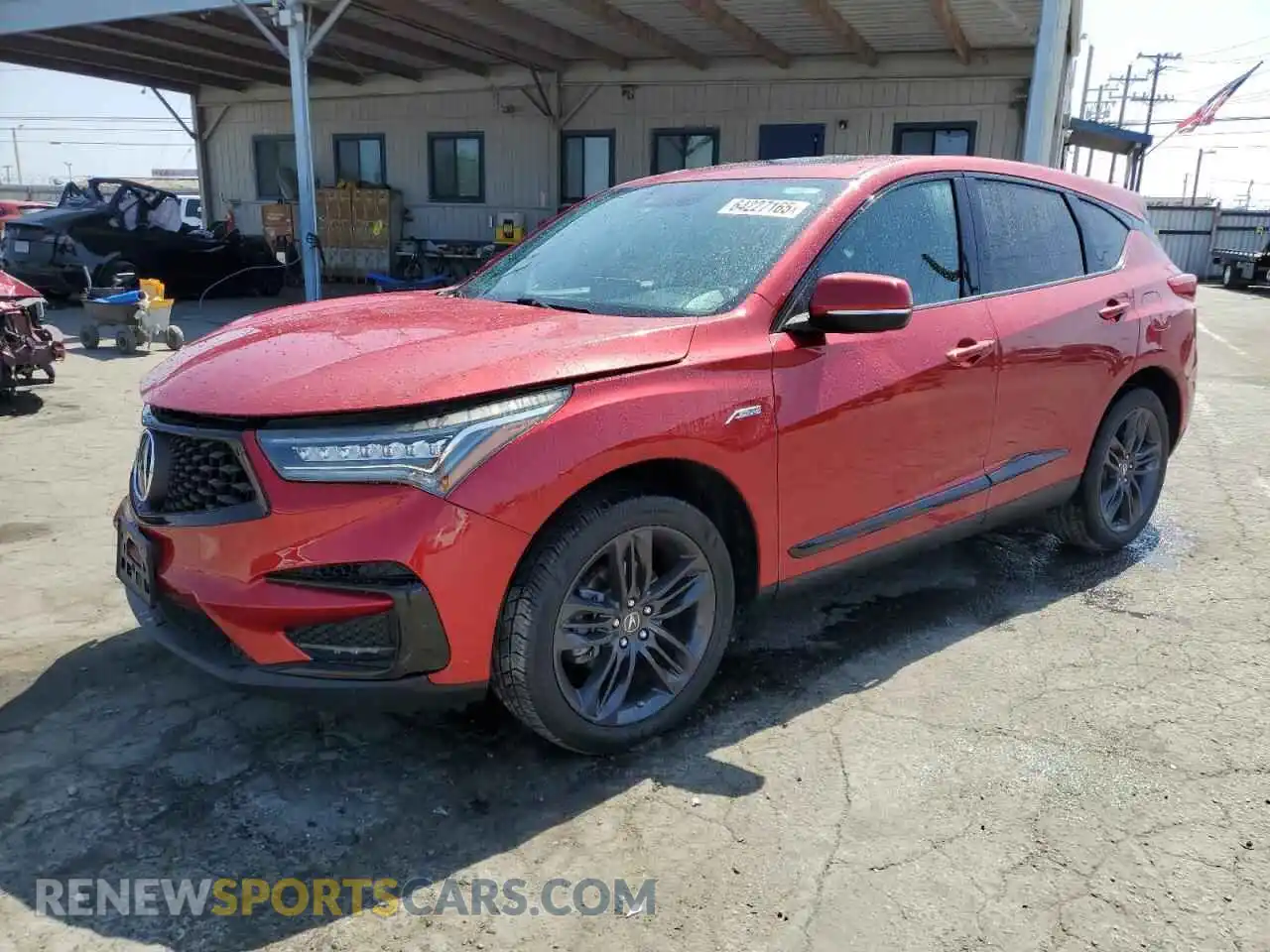 1 Photograph of a damaged car 5J8TC1H63ML012975 ACURA RDX 2021