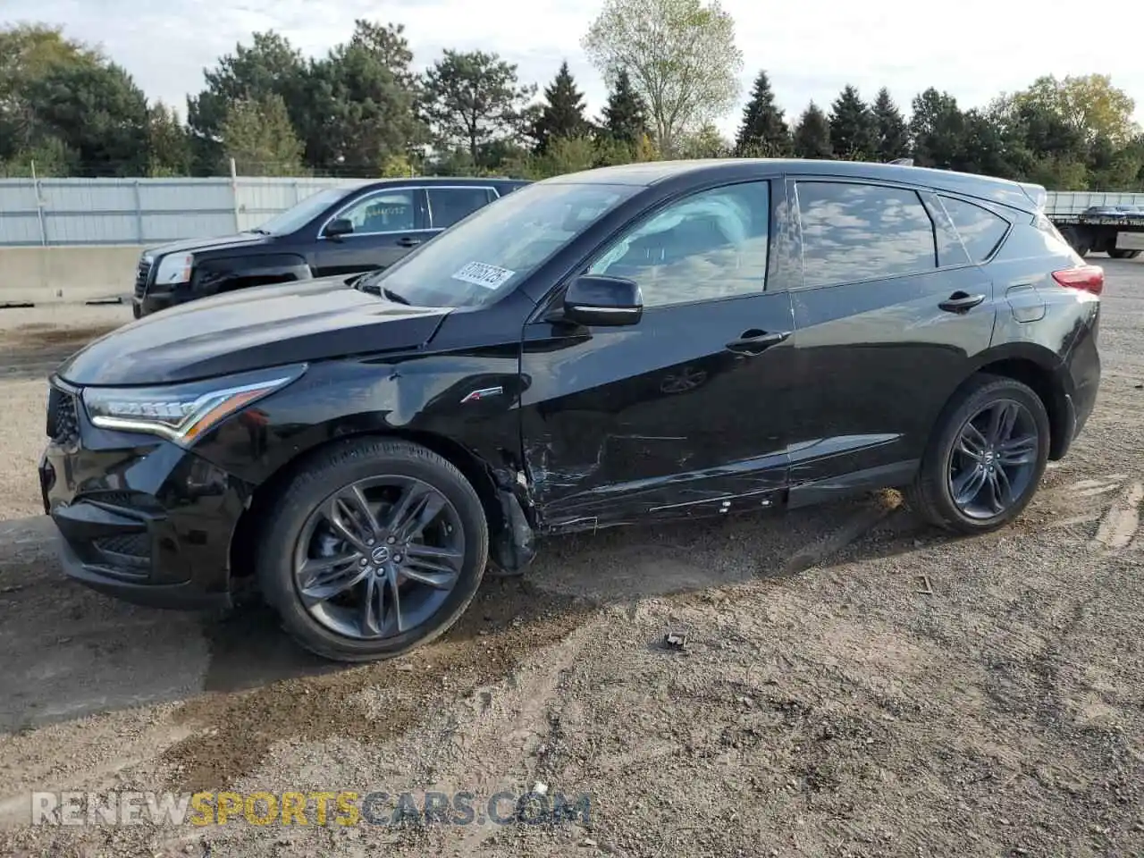 1 Photograph of a damaged car 5J8TC1H63ML021823 ACURA RDX 2021