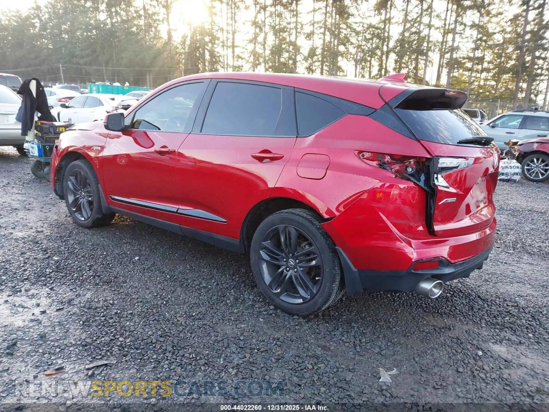 3 fotografías del automóvil dañado 5J8TC1H64ML000592 ACURA RDX 2021