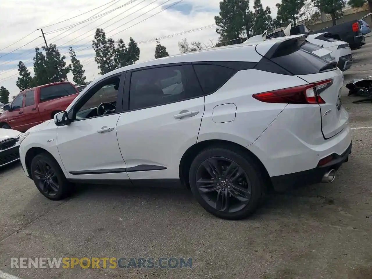 2 Photograph of a damaged car 5J8TC1H65ML009107 ACURA RDX 2021