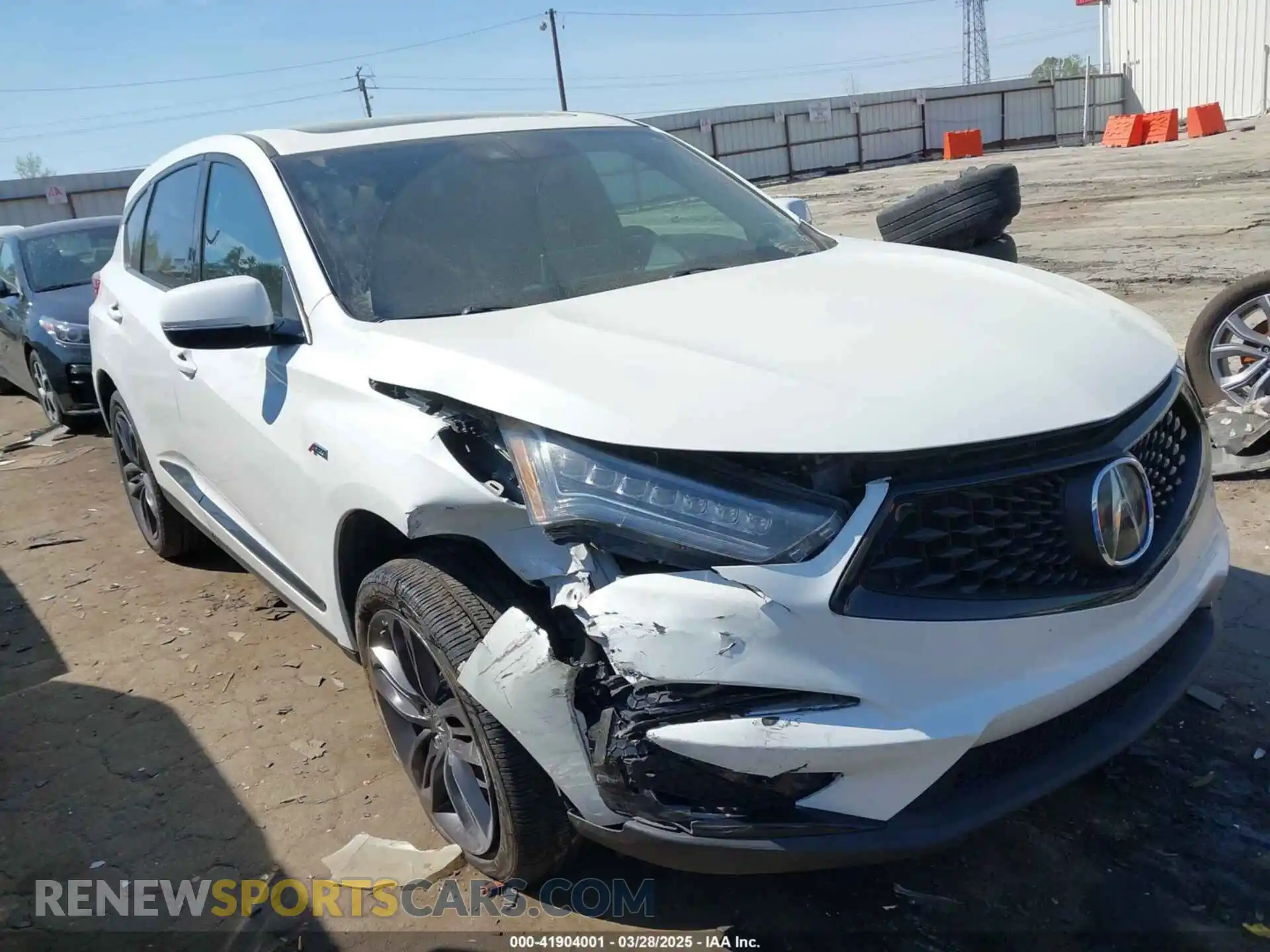 1 Photograph of a damaged car 5J8TC1H67ML002837 ACURA RDX 2021