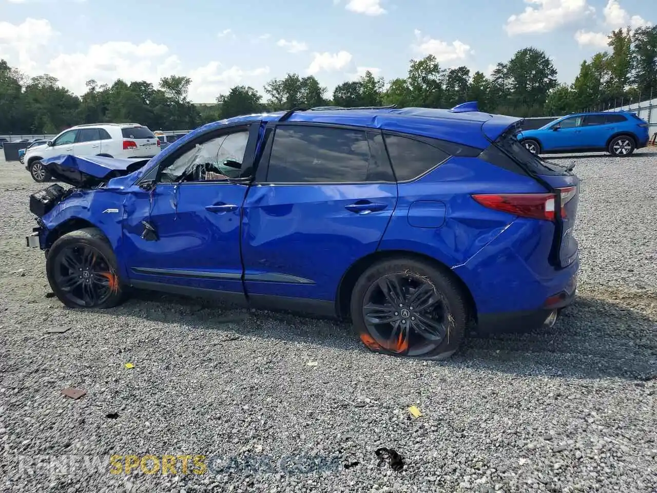 2 Photograph of a damaged car 5J8TC1H69ML021325 ACURA RDX 2021