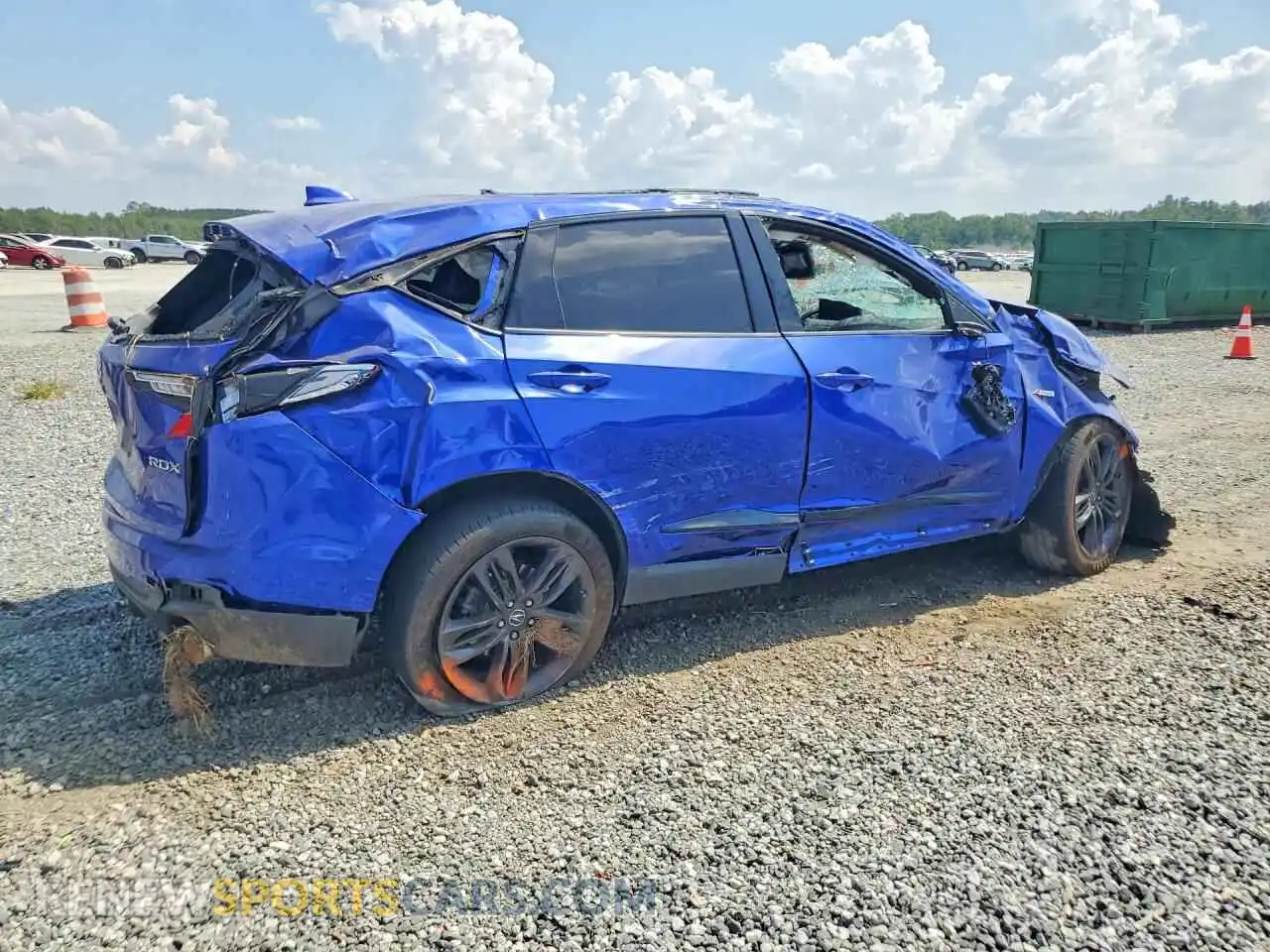 3 Photograph of a damaged car 5J8TC1H69ML021325 ACURA RDX 2021