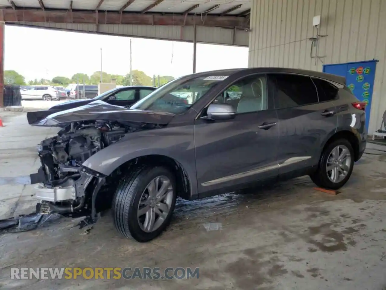 1 Photograph of a damaged car 5J8TC1H77ML012762 ACURA RDX 2021