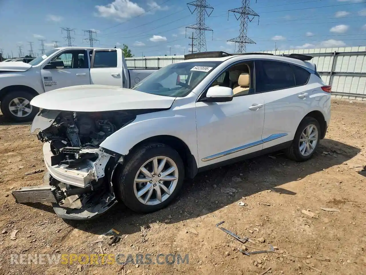 1 Photograph of a damaged car 5J8TC2H30ML028546 ACURA RDX 2021
