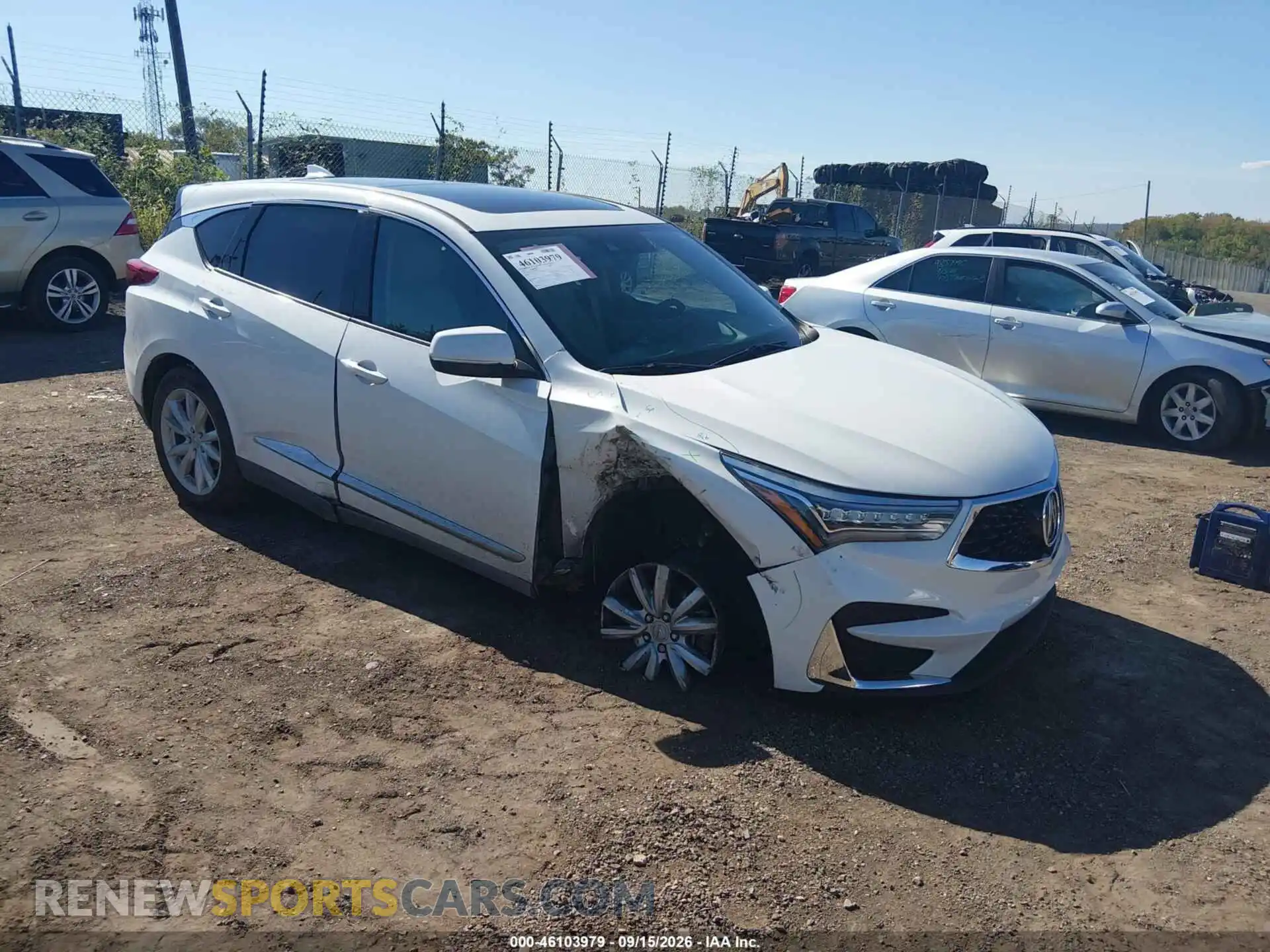 1 Photograph of a damaged car 5J8TC2H31ML017197 ACURA RDX 2021