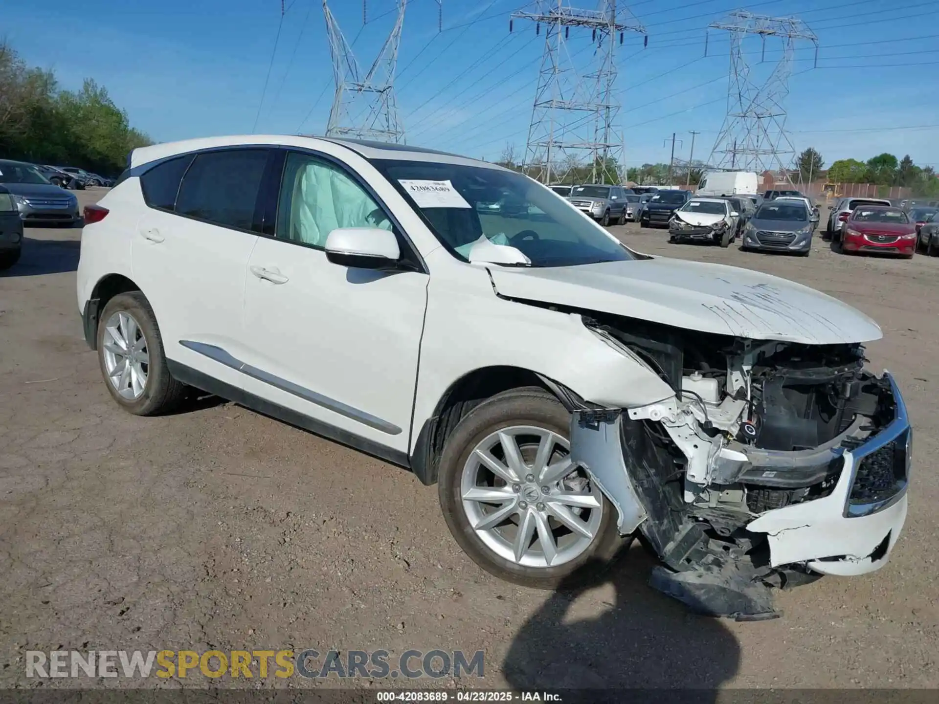 1 Фотография поврежденного автомобиля 5J8TC2H34ML006369 ACURA RDX 2021