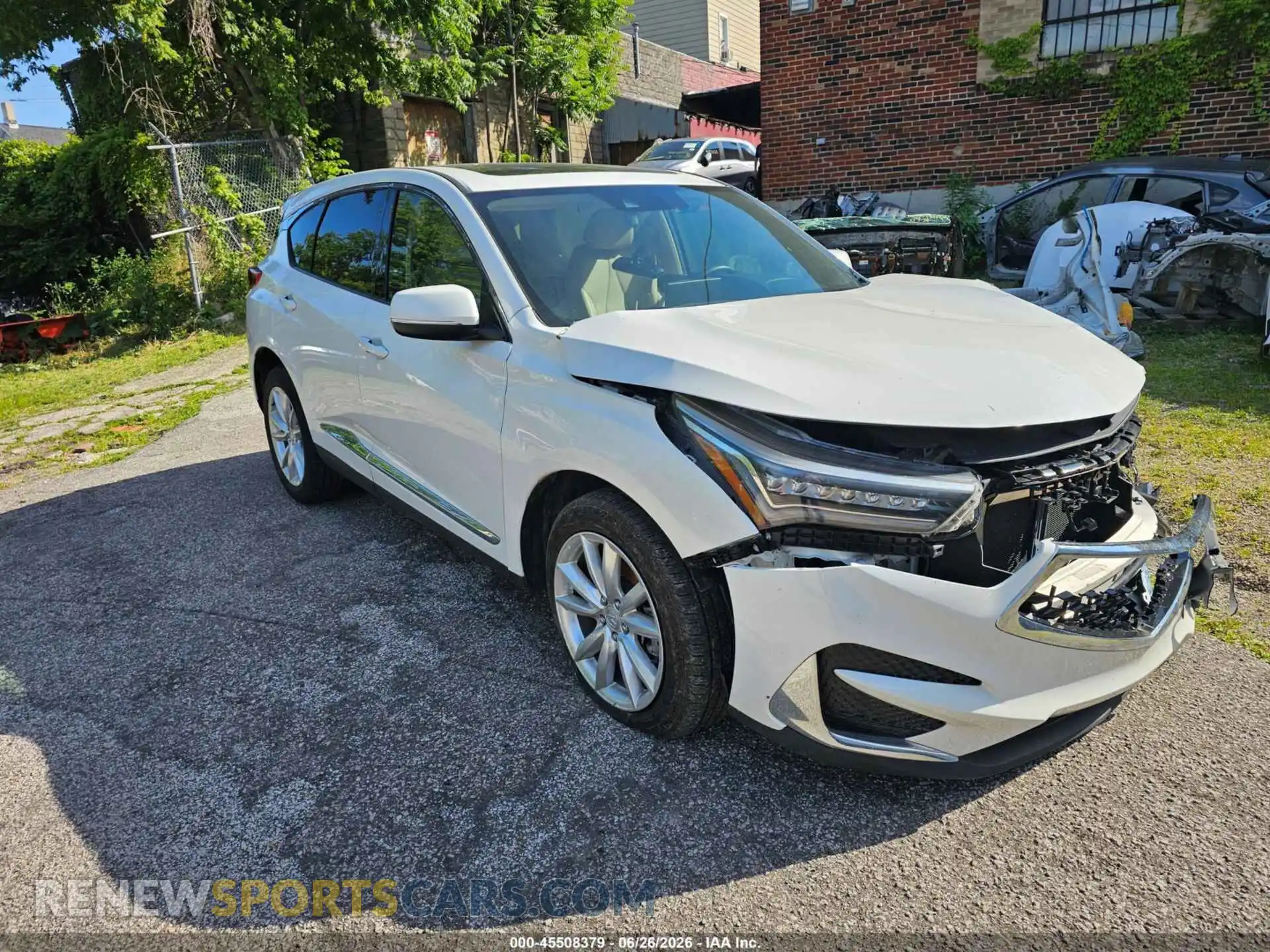 1 Photograph of a damaged car 5J8TC2H34ML036374 ACURA RDX 2021