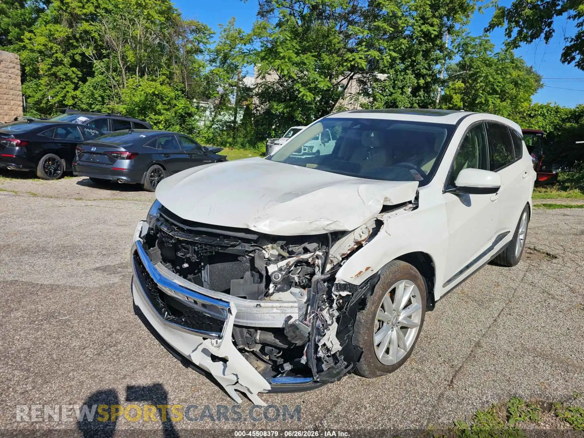 2 Photograph of a damaged car 5J8TC2H34ML036374 ACURA RDX 2021