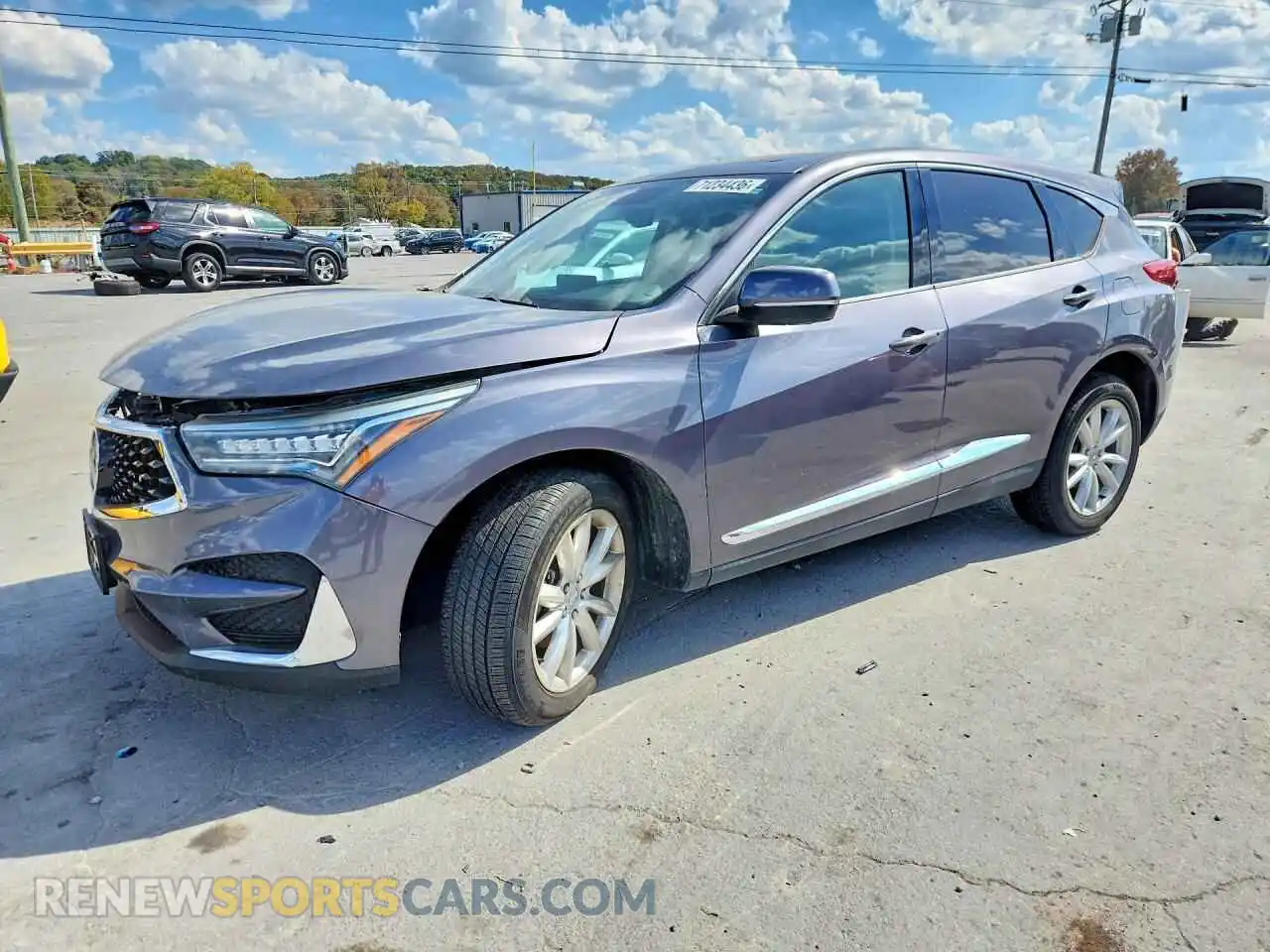 1 Photograph of a damaged car 5J8TC2H35ML005585 ACURA RDX 2021