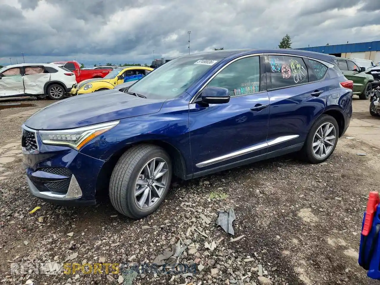 1 fotografías del automóvil dañado 5J8TC2H50ML033778 ACURA RDX 2021