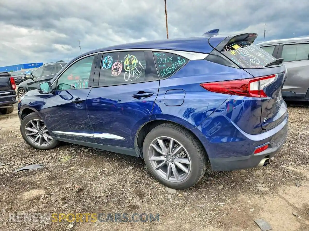 2 fotografías del automóvil dañado 5J8TC2H50ML033778 ACURA RDX 2021