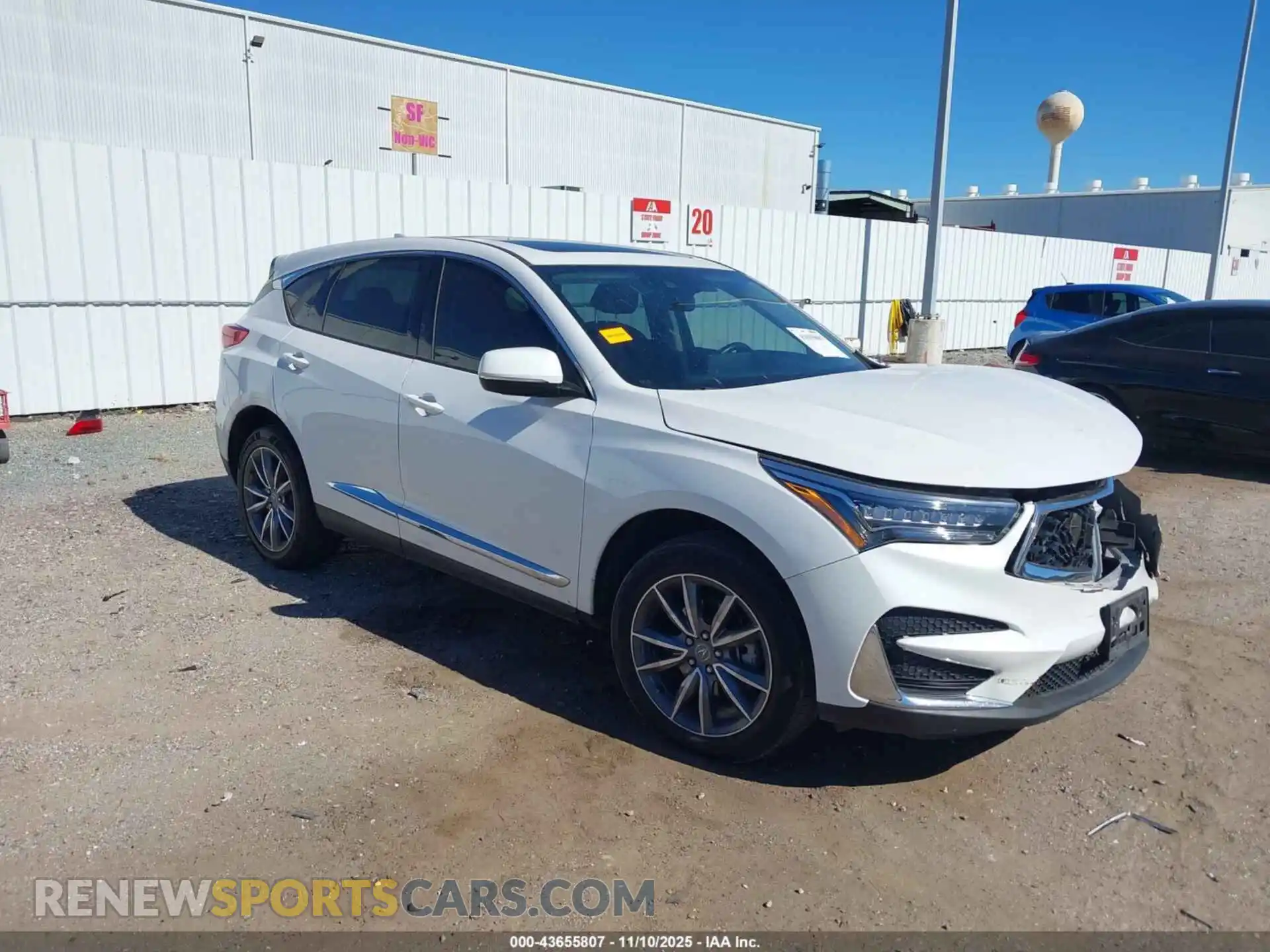 1 Photograph of a damaged car 5J8TC2H51ML045731 ACURA RDX 2021