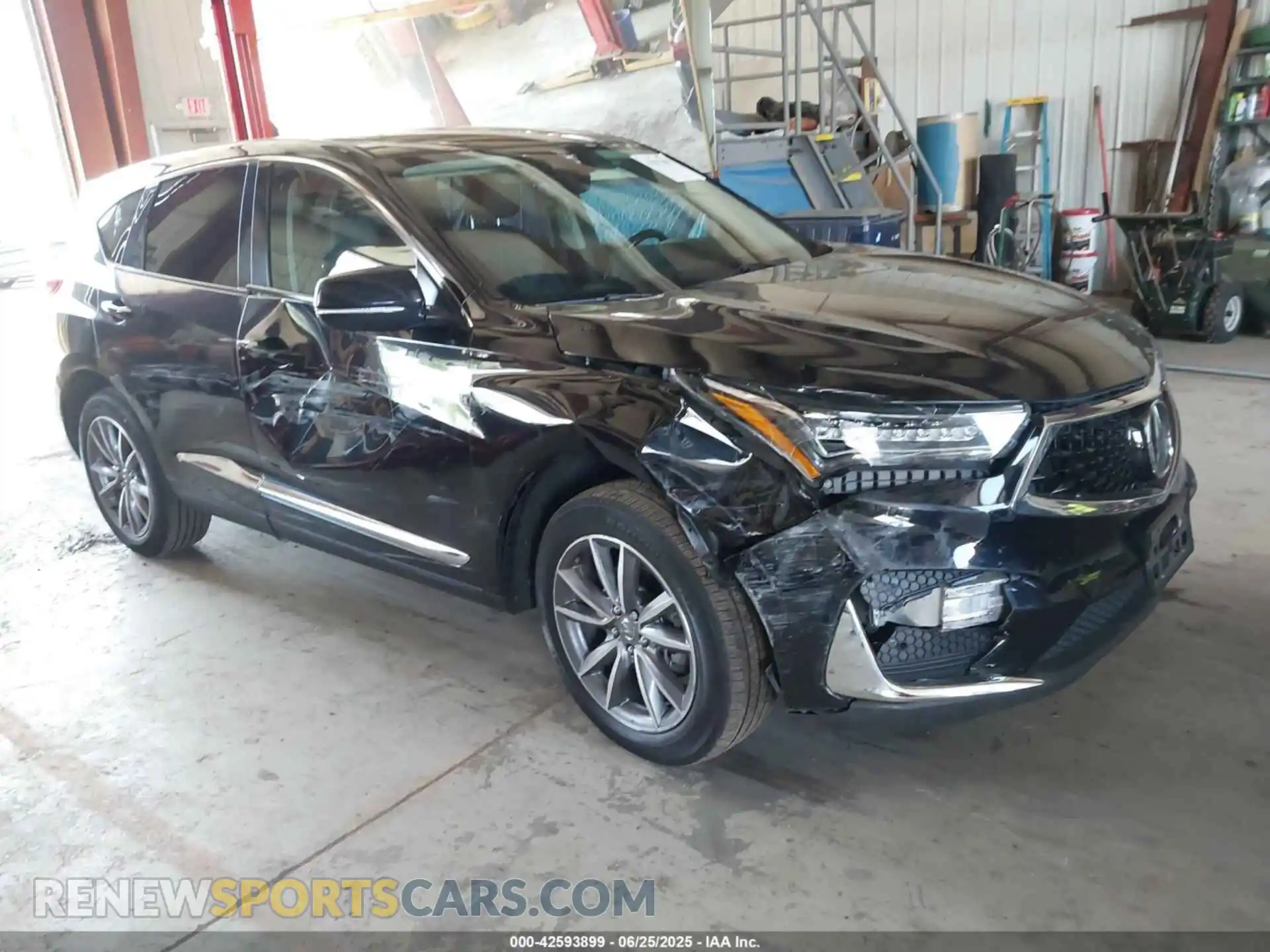 1 Photograph of a damaged car 5J8TC2H52ML028601 ACURA RDX 2021