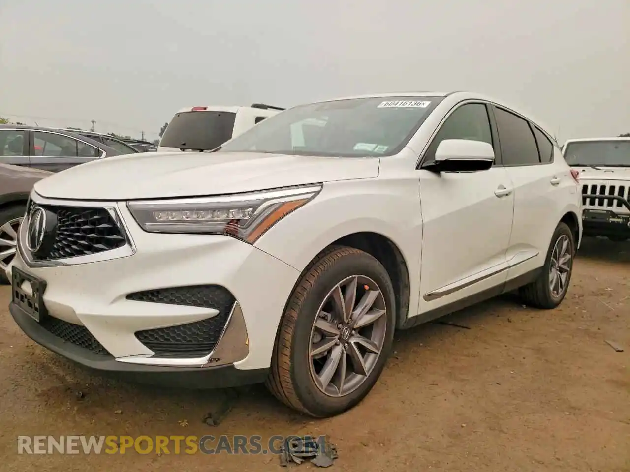 1 Photograph of a damaged car 5J8TC2H53ML016585 ACURA RDX 2021