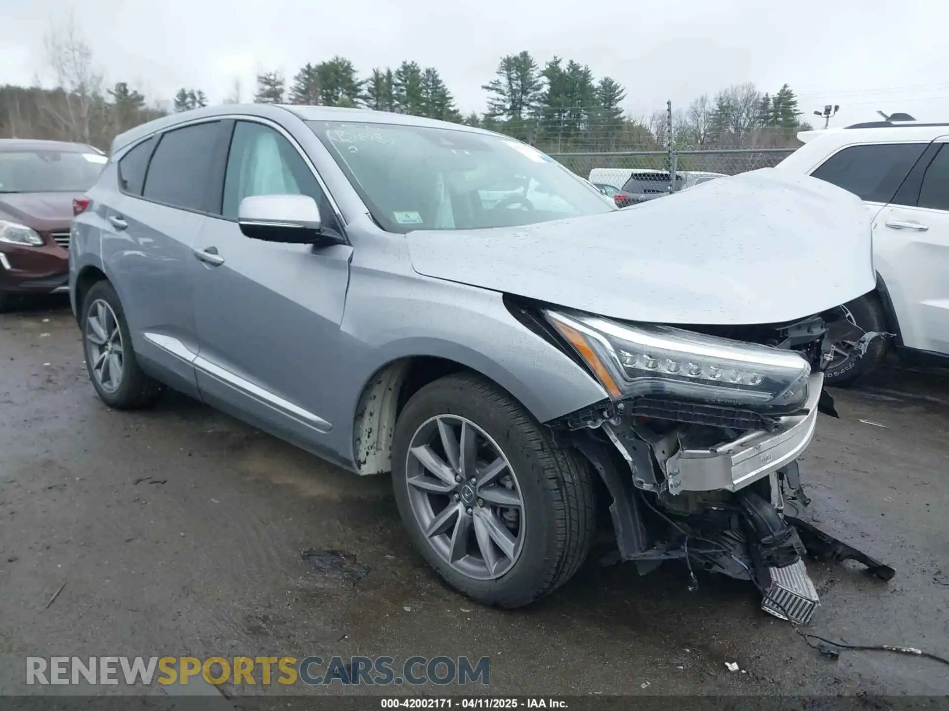 1 Photograph of a damaged car 5J8TC2H54ML028017 ACURA RDX 2021