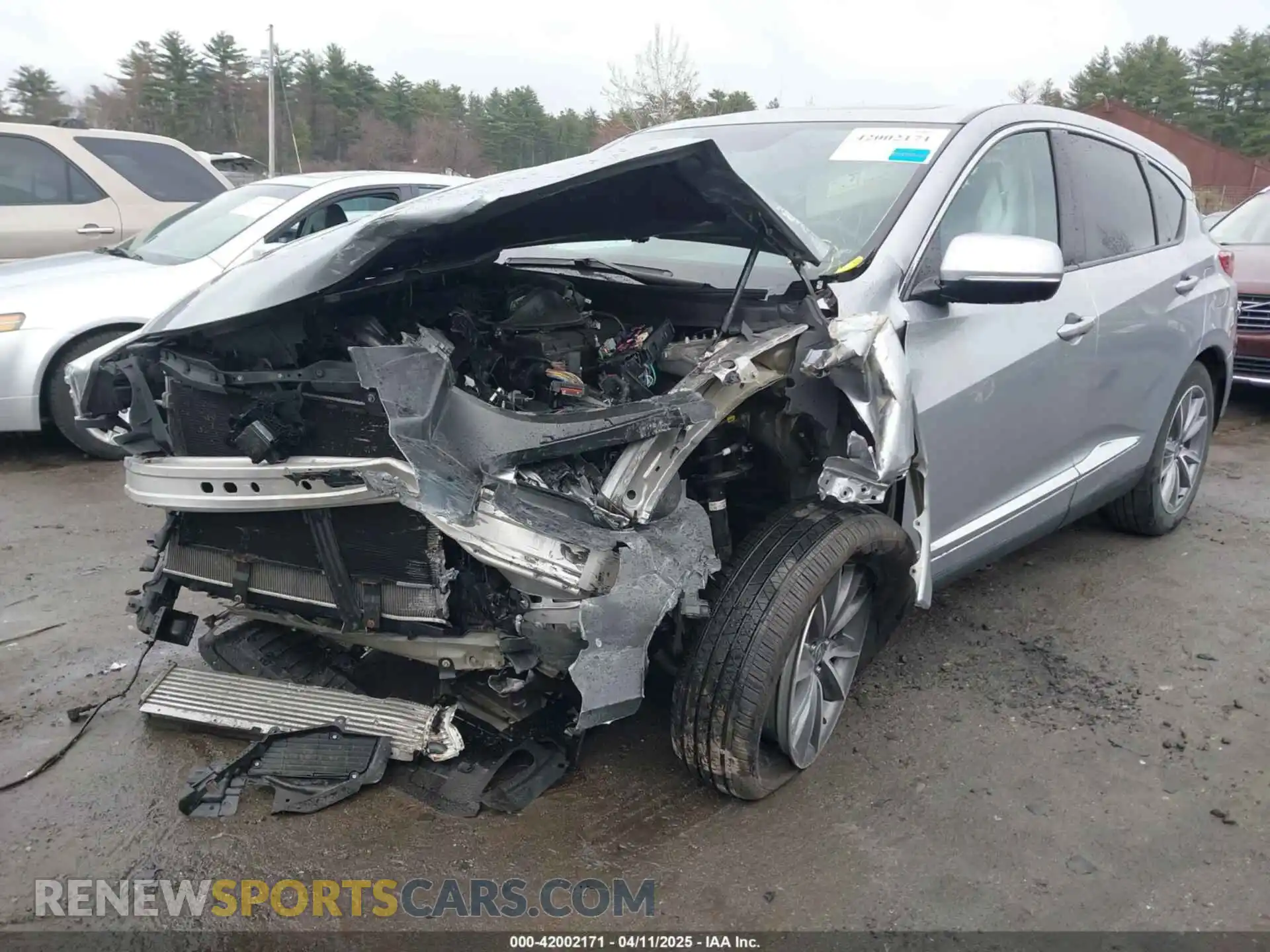 2 Photograph of a damaged car 5J8TC2H54ML028017 ACURA RDX 2021