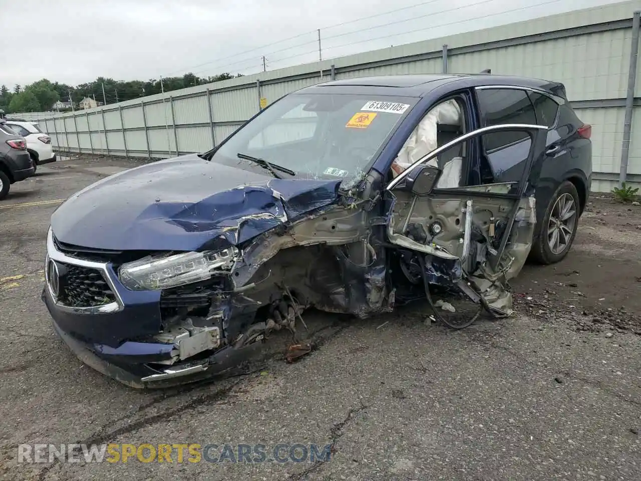 1 fotografías del automóvil dañado 5J8TC2H55ML015938 ACURA RDX 2021