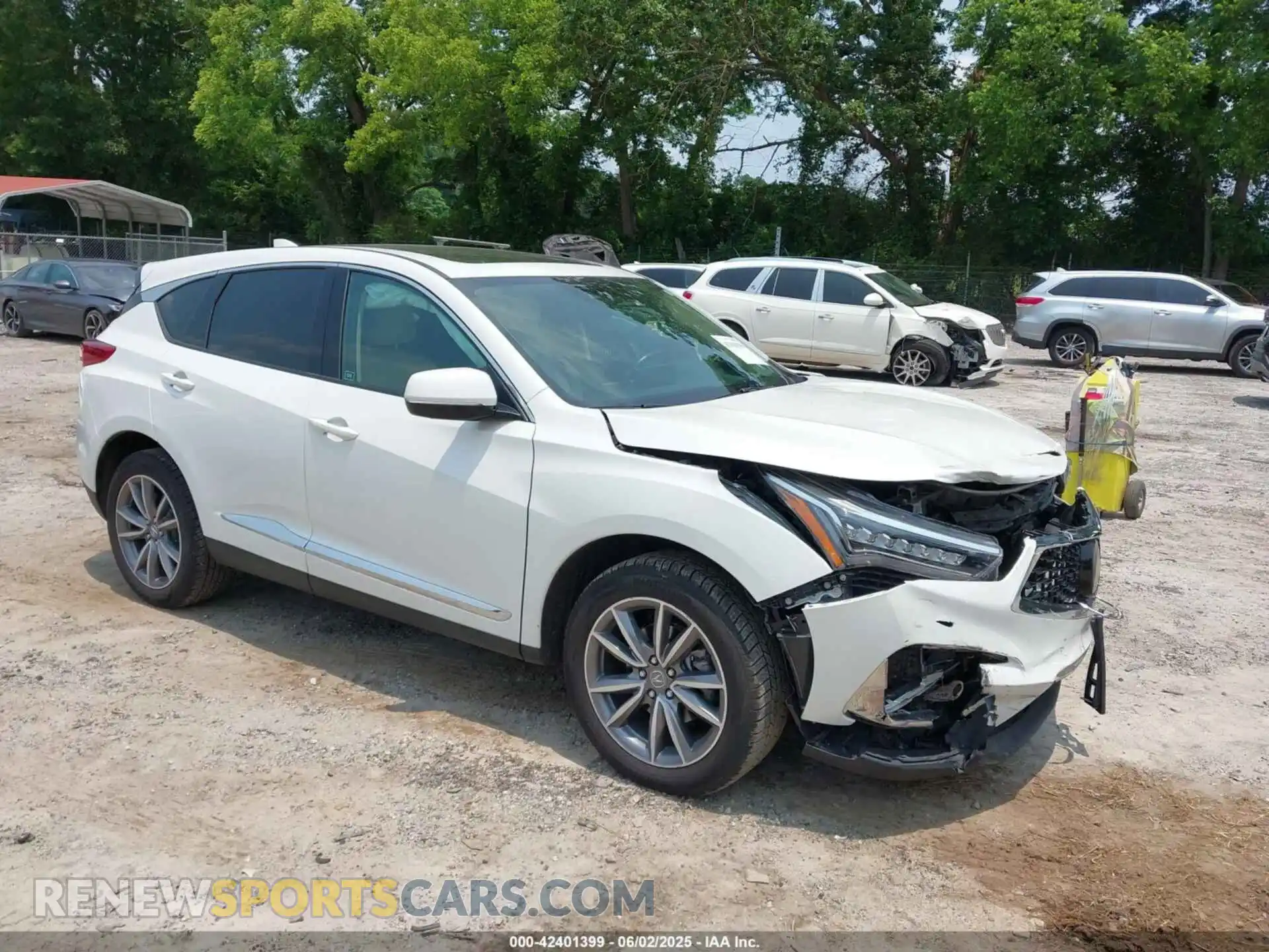 1 Photograph of a damaged car 5J8TC2H55ML020136 ACURA RDX 2021