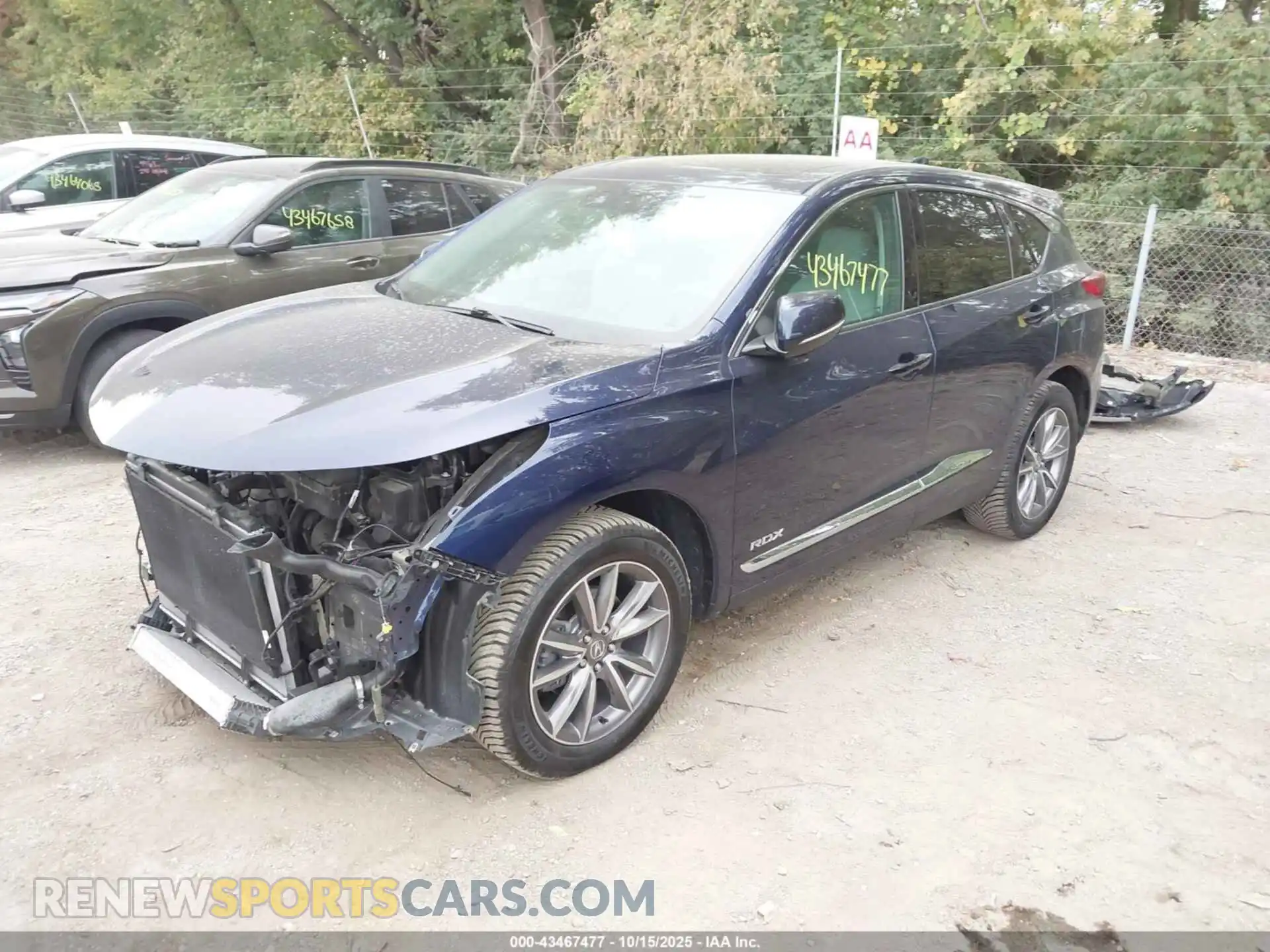 2 Photograph of a damaged car 5J8TC2H56ML010621 ACURA RDX 2021