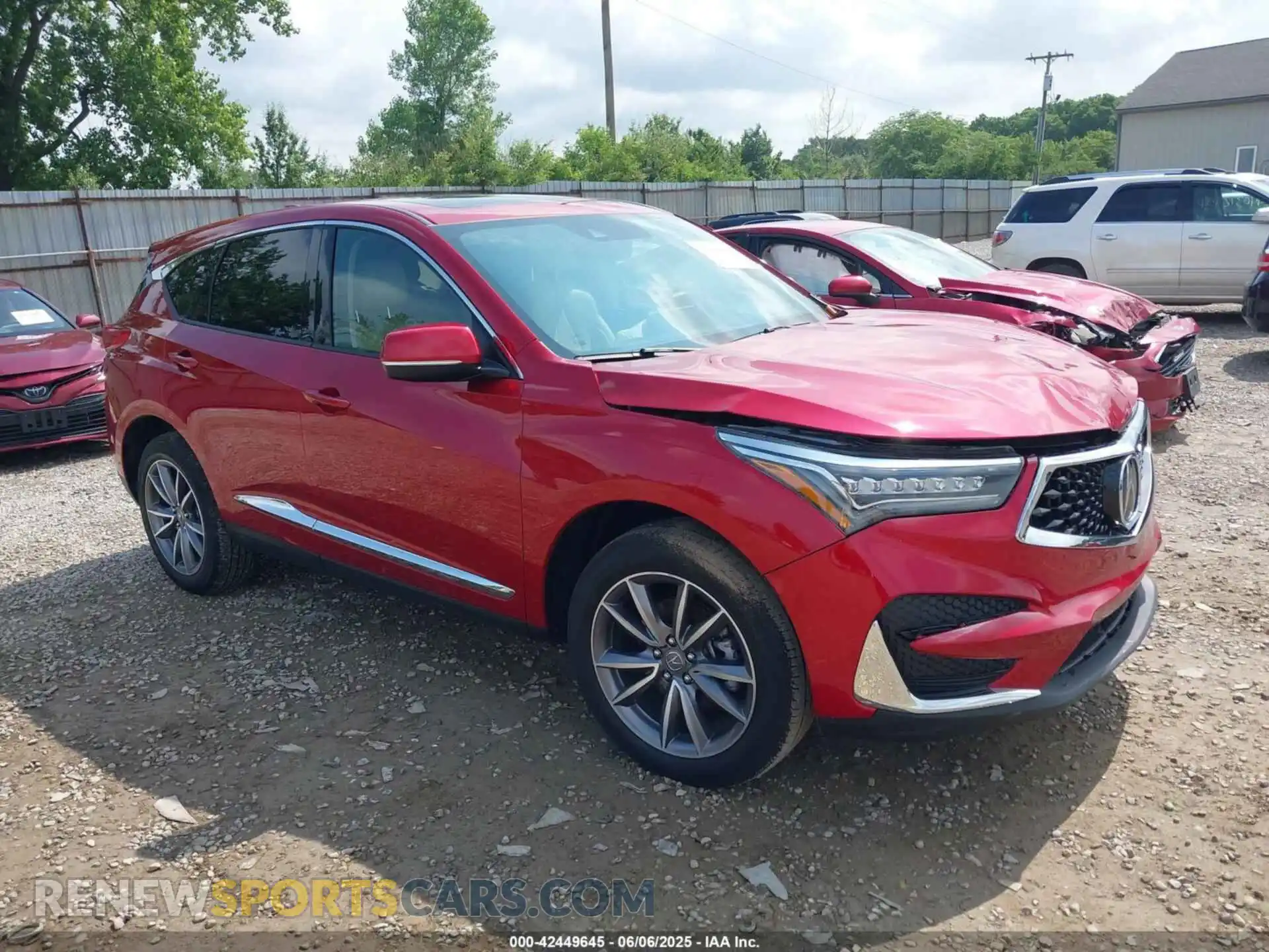 1 Photograph of a damaged car 5J8TC2H56ML031078 ACURA RDX 2021
